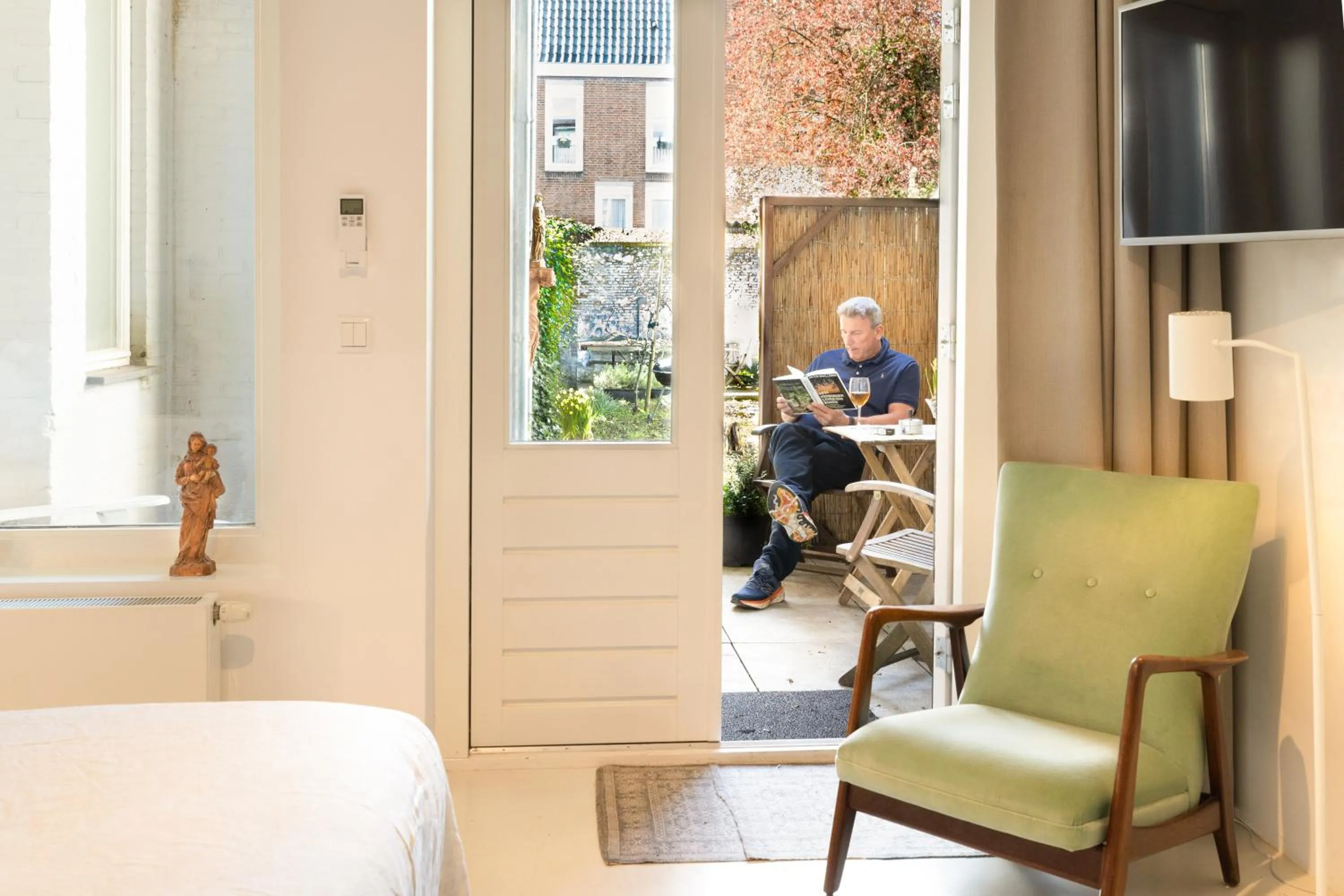 Garden in Boutique Hotel Goud En Zilver