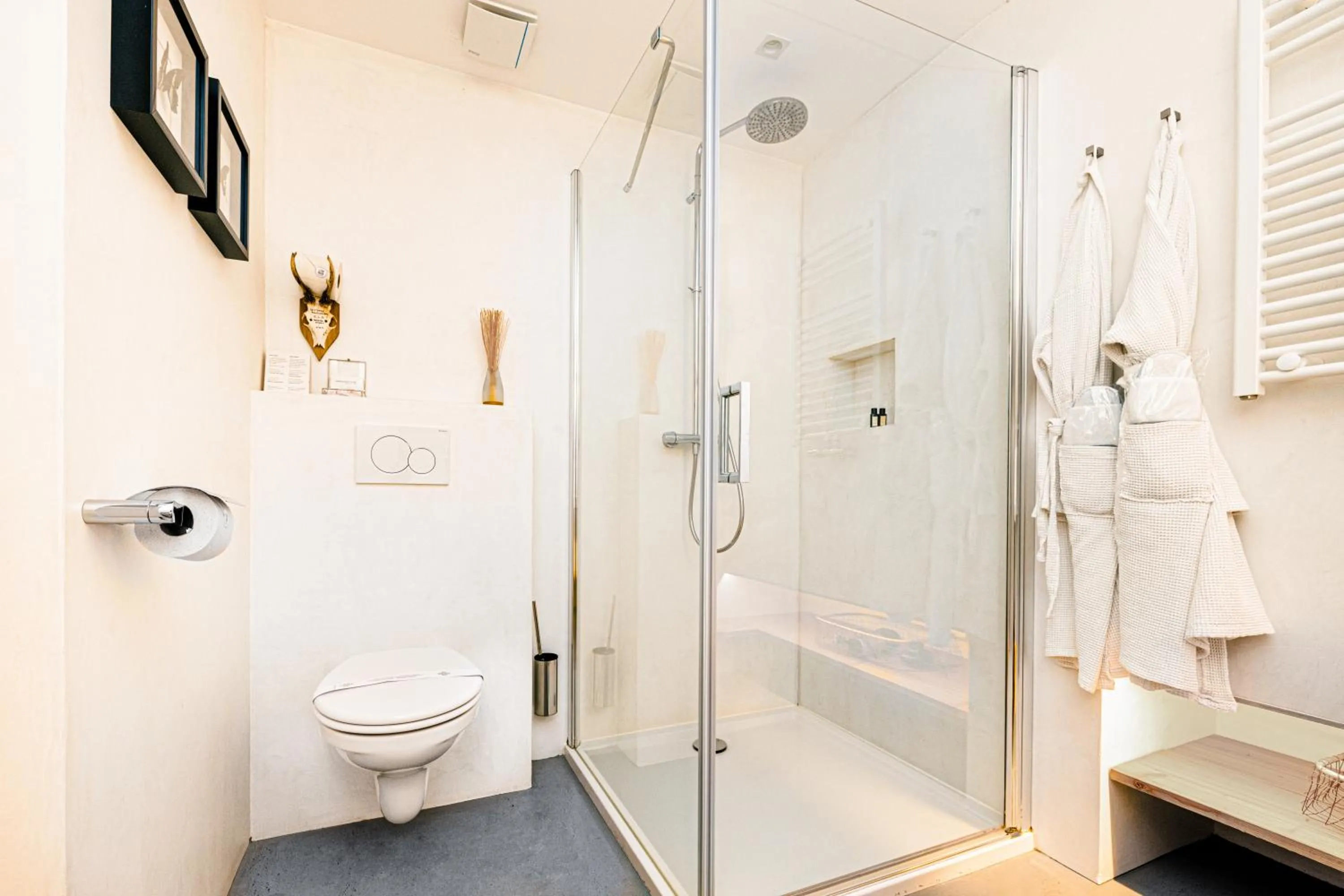 Shower in Boutique Hotel Goud En Zilver
