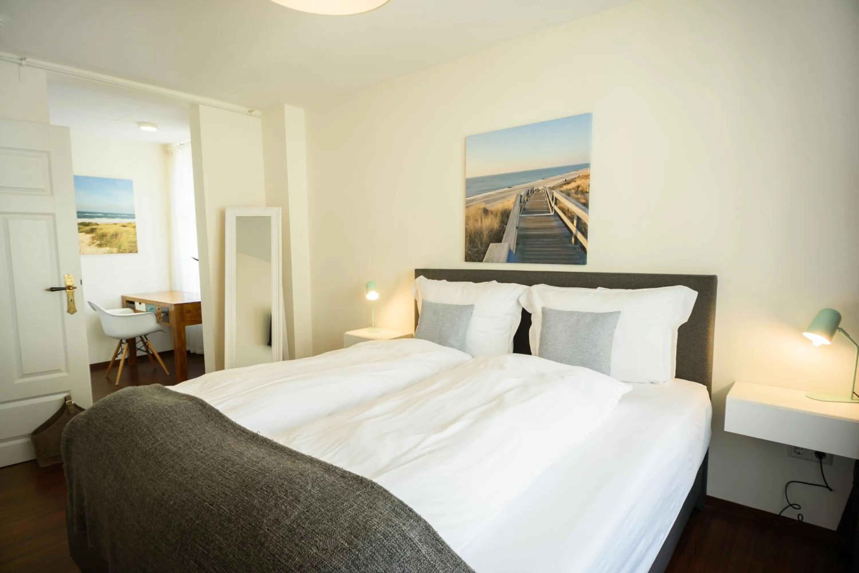 Bedroom, Bed in Boardinghouse Luise 5