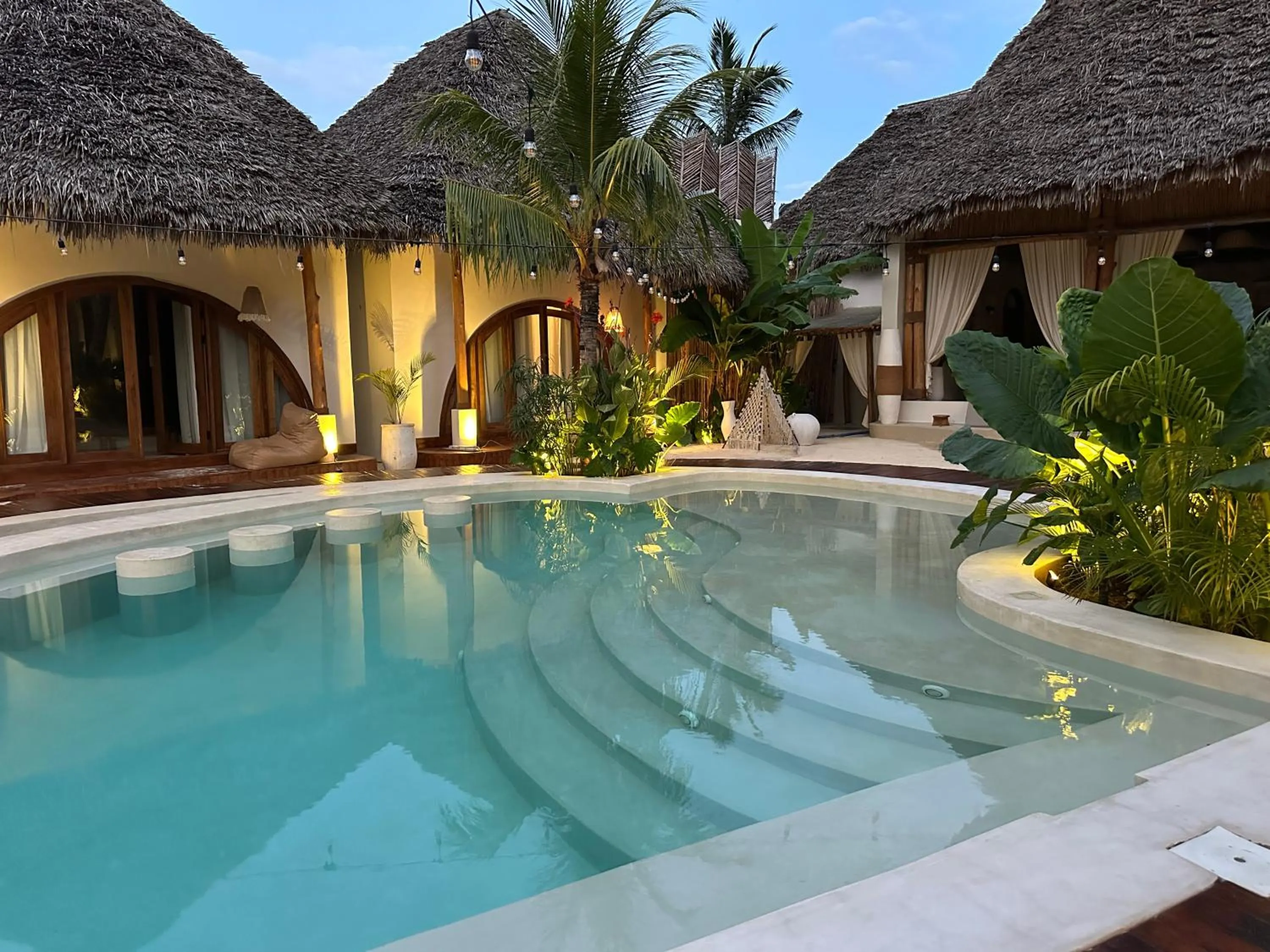 Pool view in Kai Zanzibar Hotel and Spa
