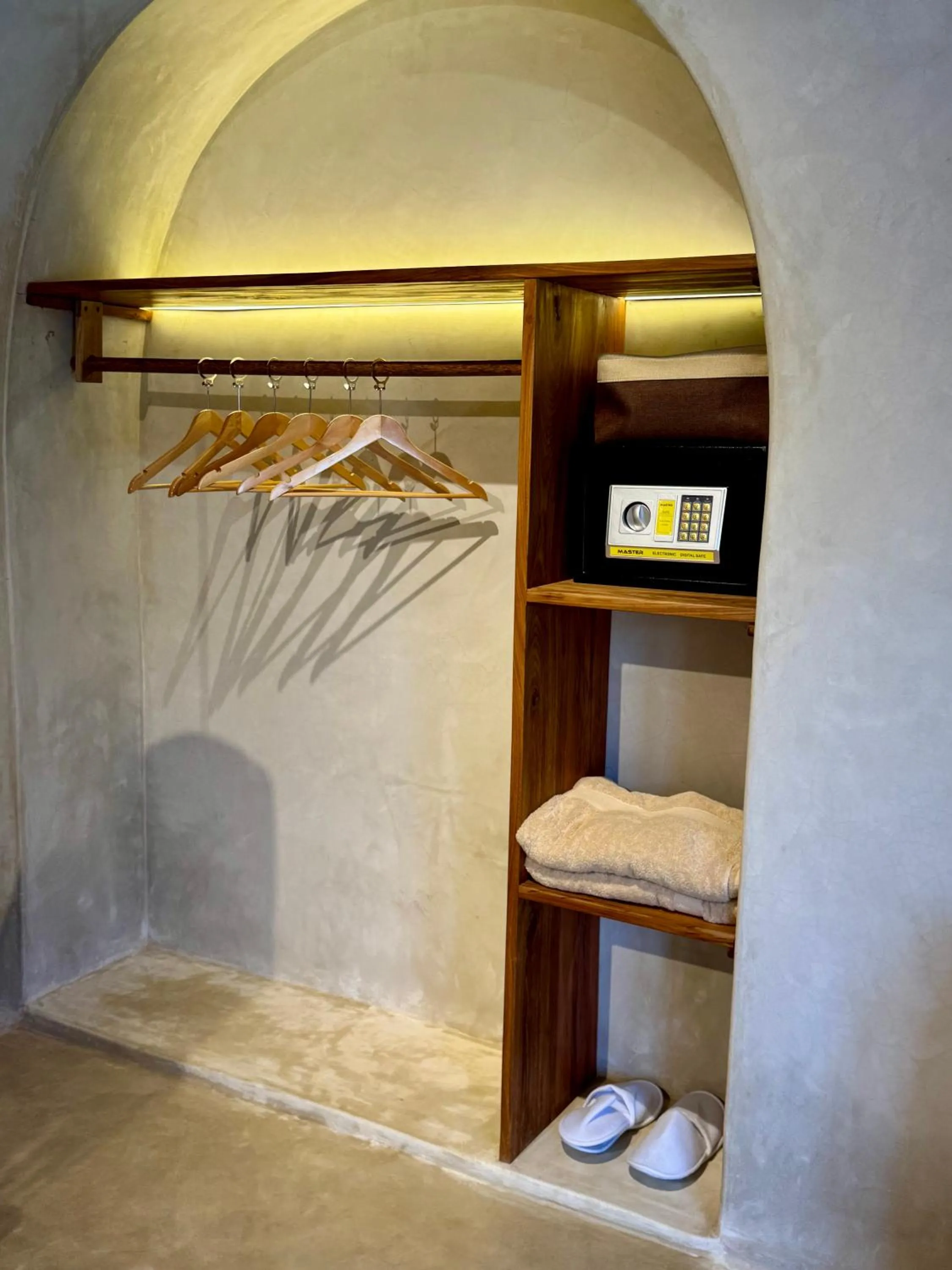 wardrobe in Kai Zanzibar Hotel and Spa