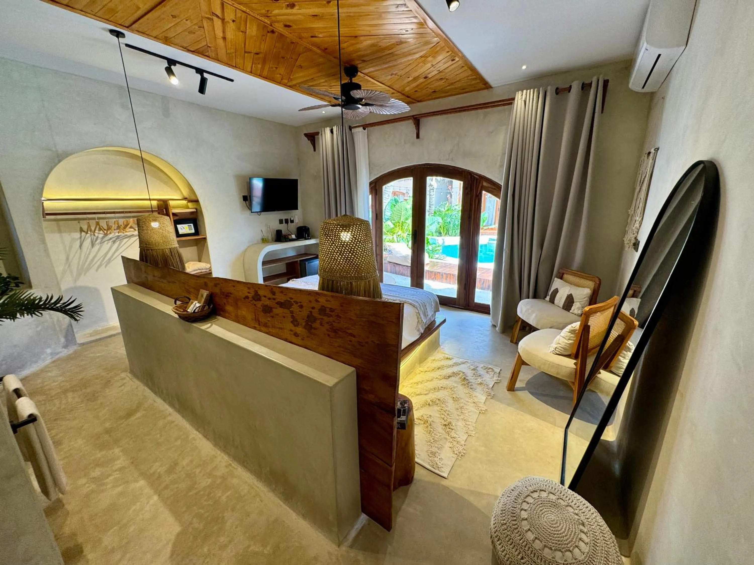 Bed in Kai Zanzibar Hotel and Spa