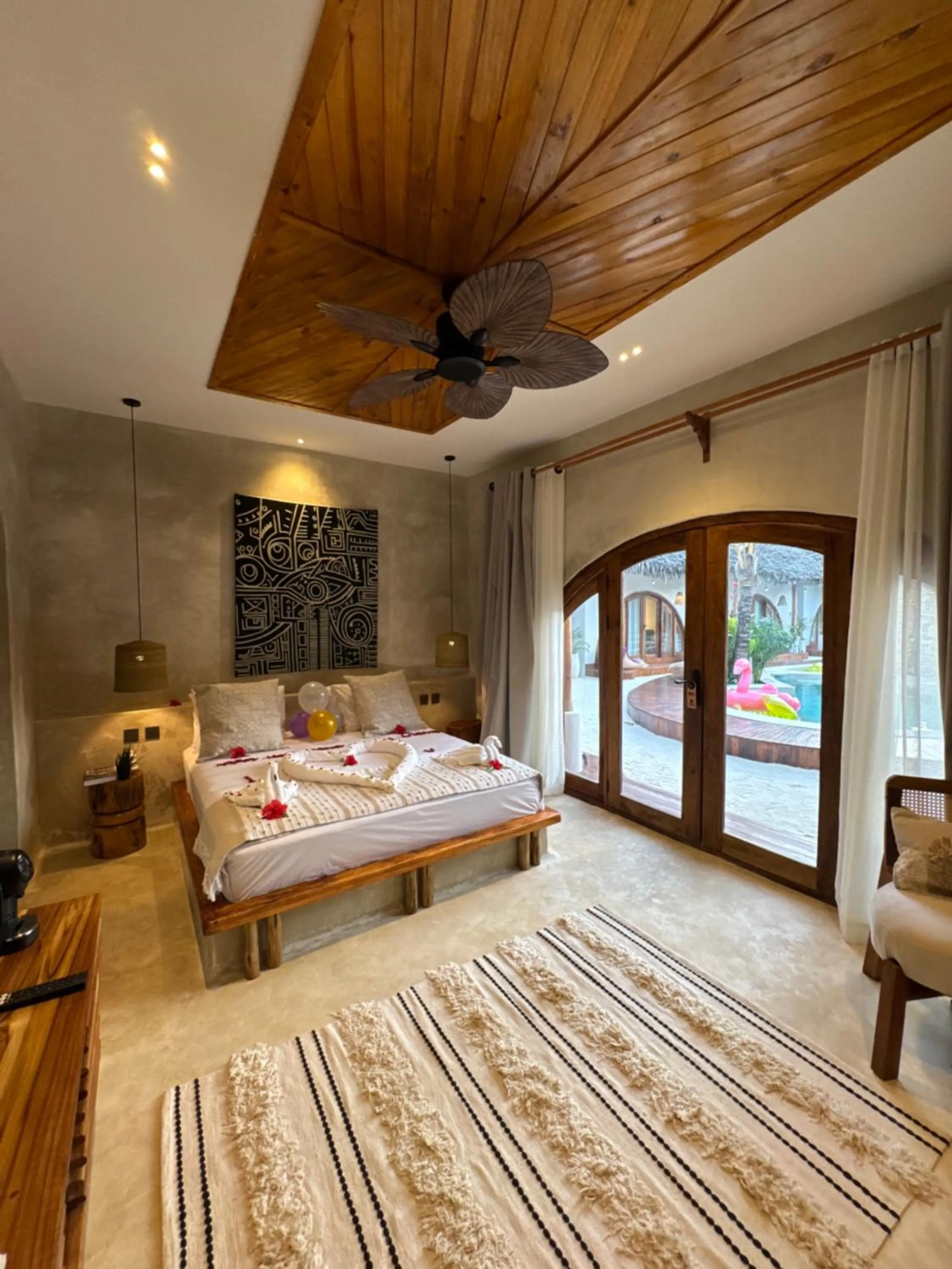 Bedroom, Bed in Kai Zanzibar Hotel and Spa