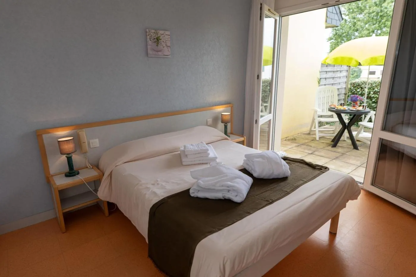 Bed in Vacances Bleues Club Keravel