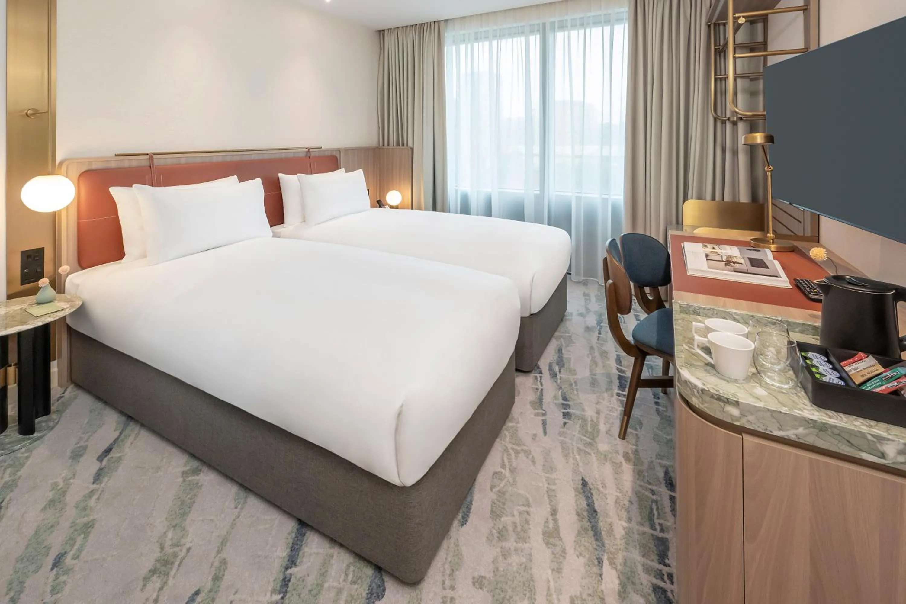 Bed in Dorsett Hotel Canary Wharf