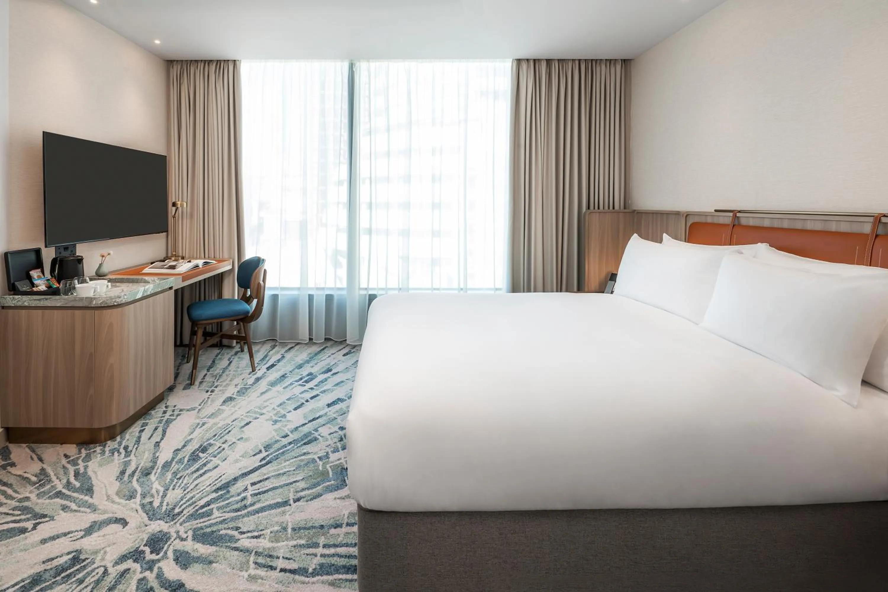 Bed in Dorsett Hotel Canary Wharf