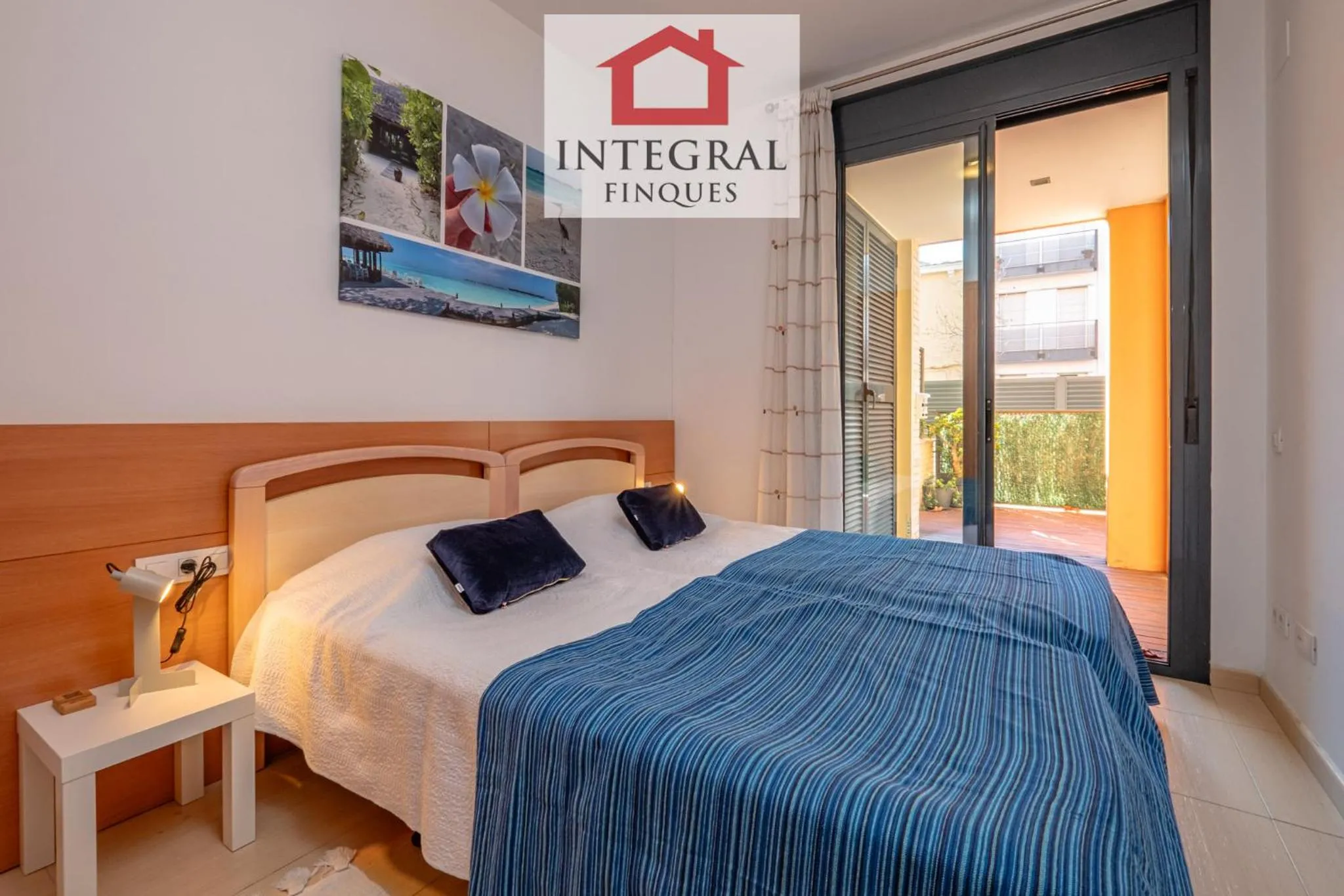 Bed in Apartament Cel Blau