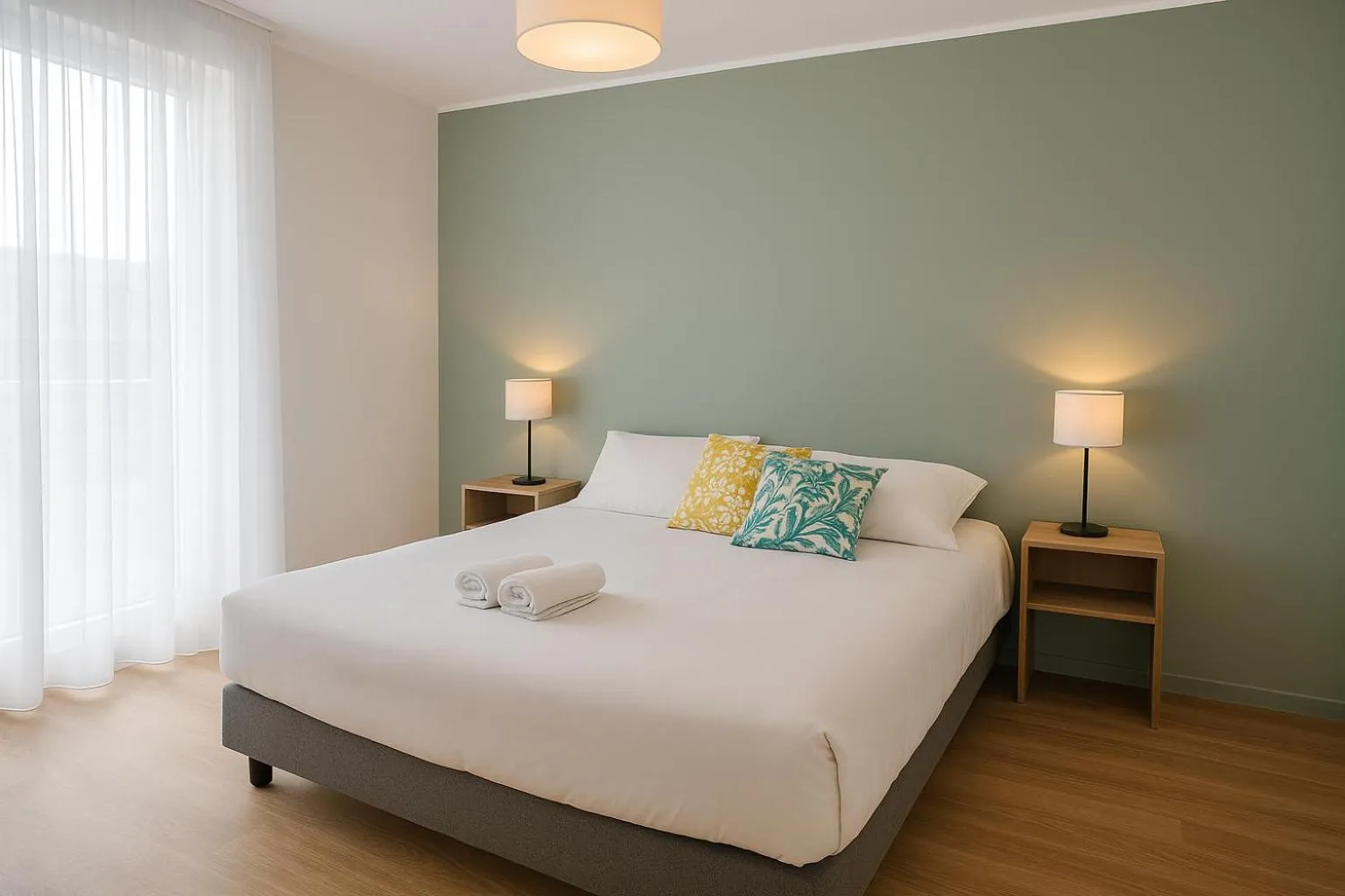 Bed in Zenao Appart'hôtels Le Raincy Thiers