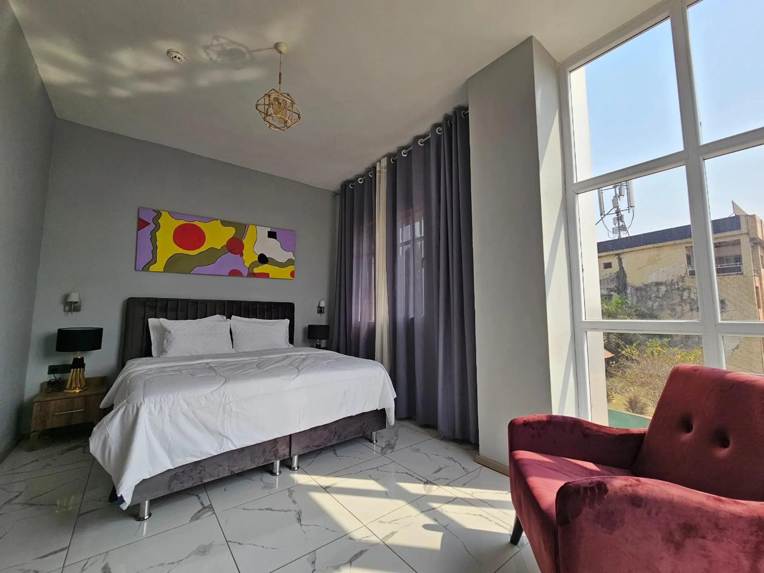 Bed in Albatros Premium Hôtel