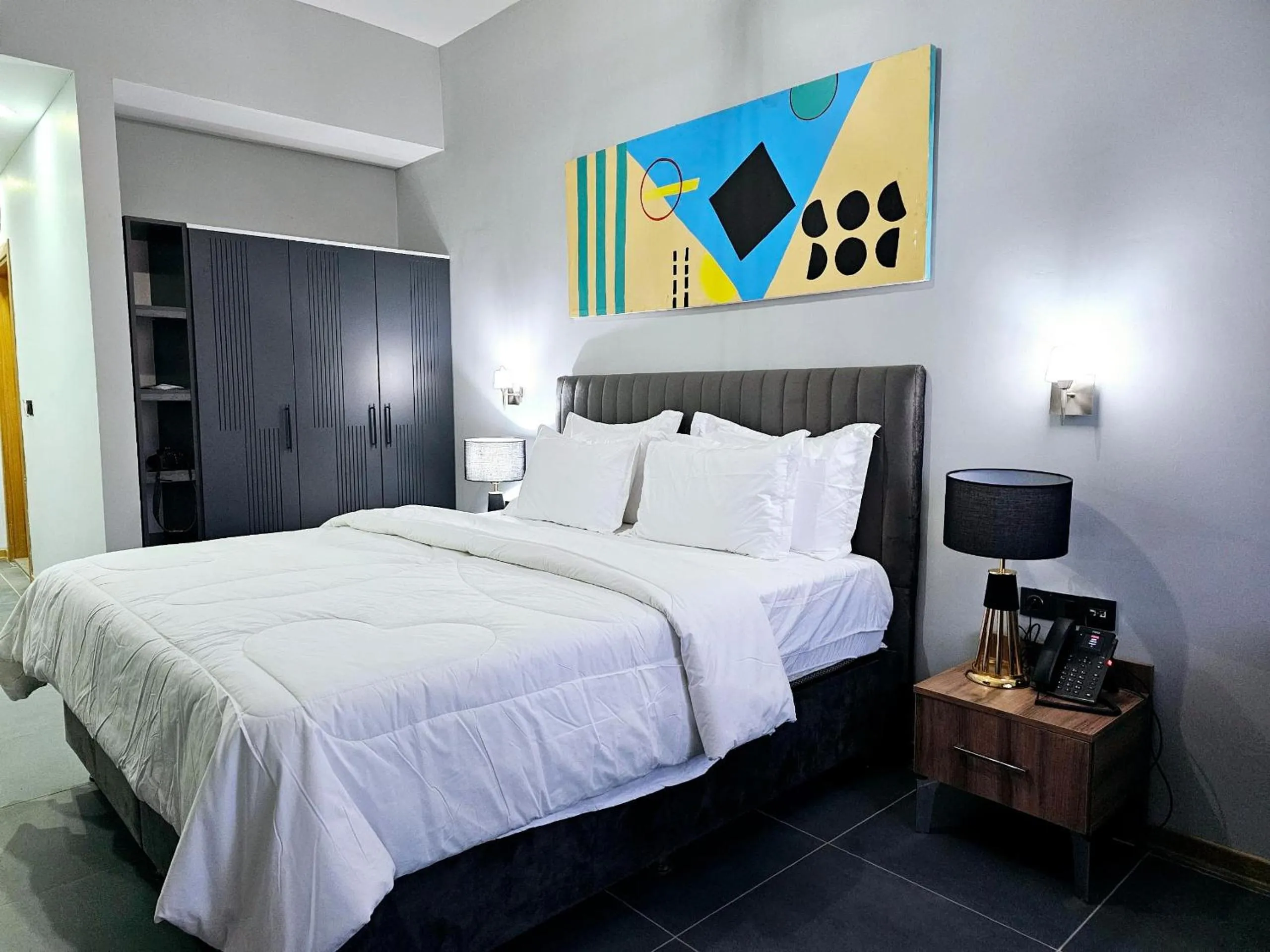 Bed in Albatros Premium Hôtel