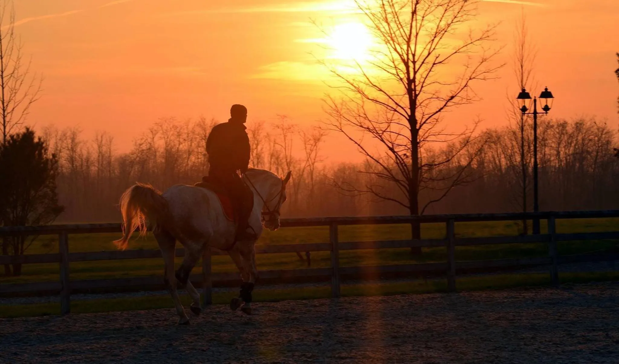 Sunset in Agriturismo Il Boschetto