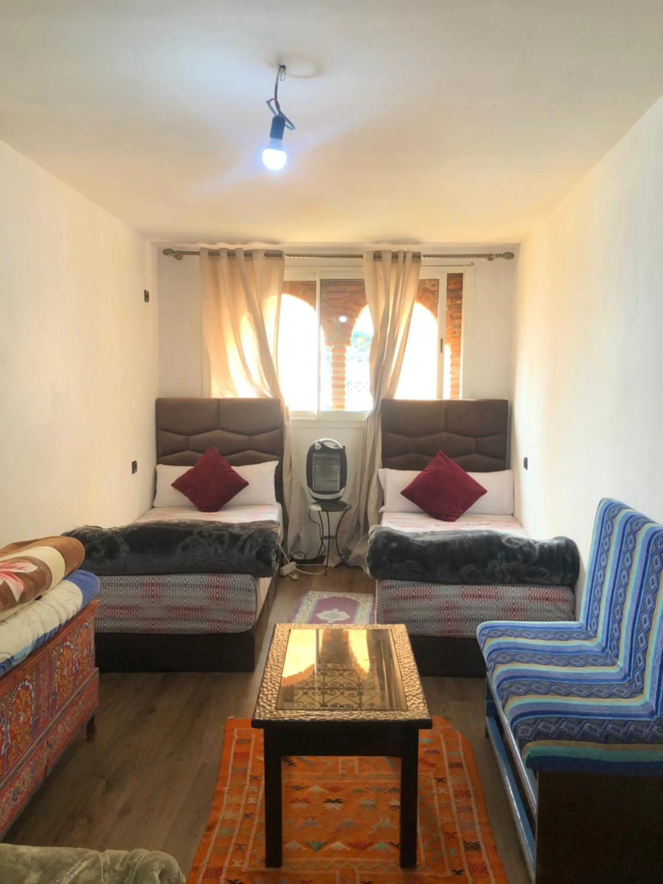 Single Bed in Female Dormitory Room in Riad Dar Chourafa