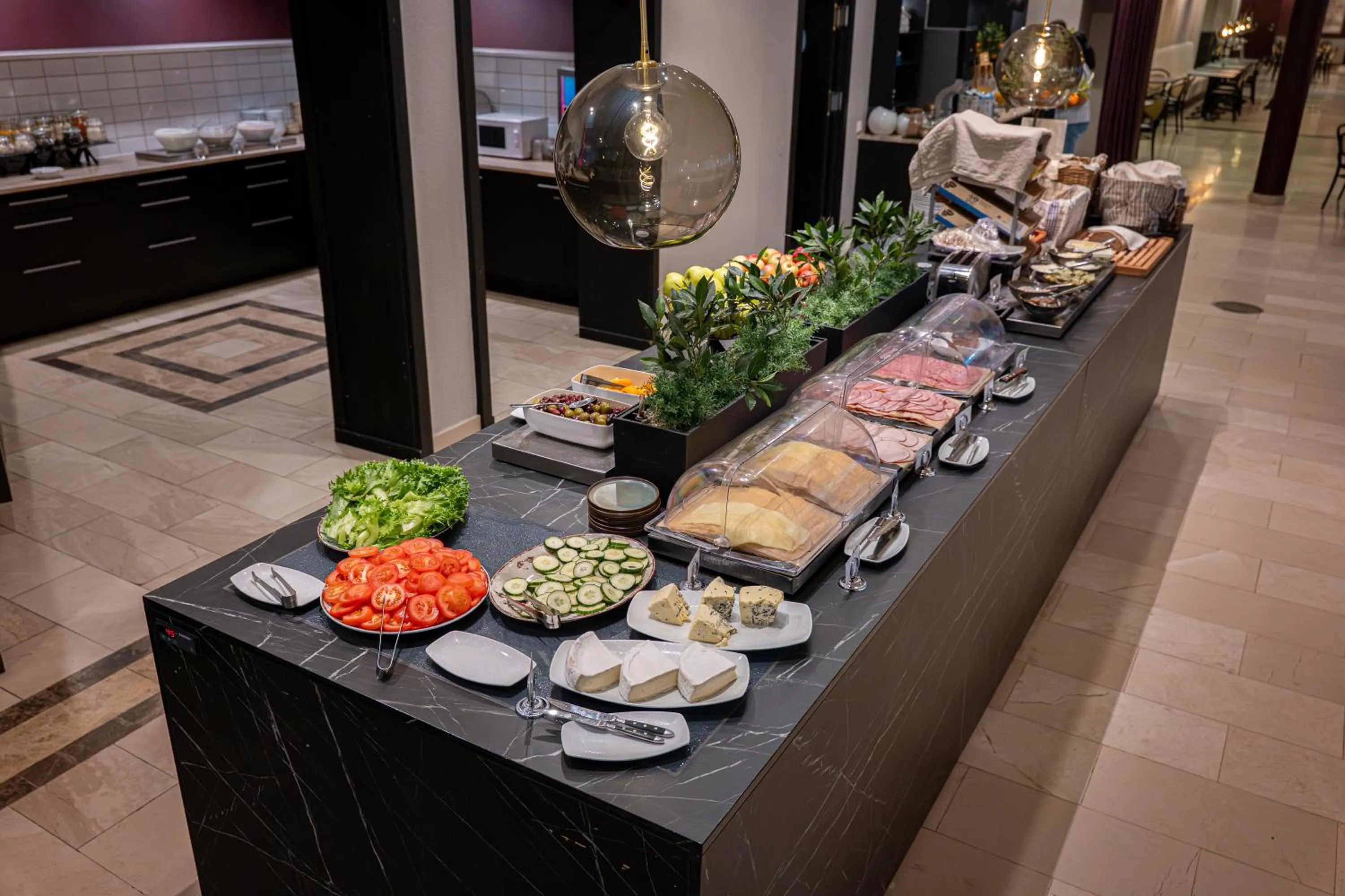 Breakfast in Injoy Premium Hotel Solna