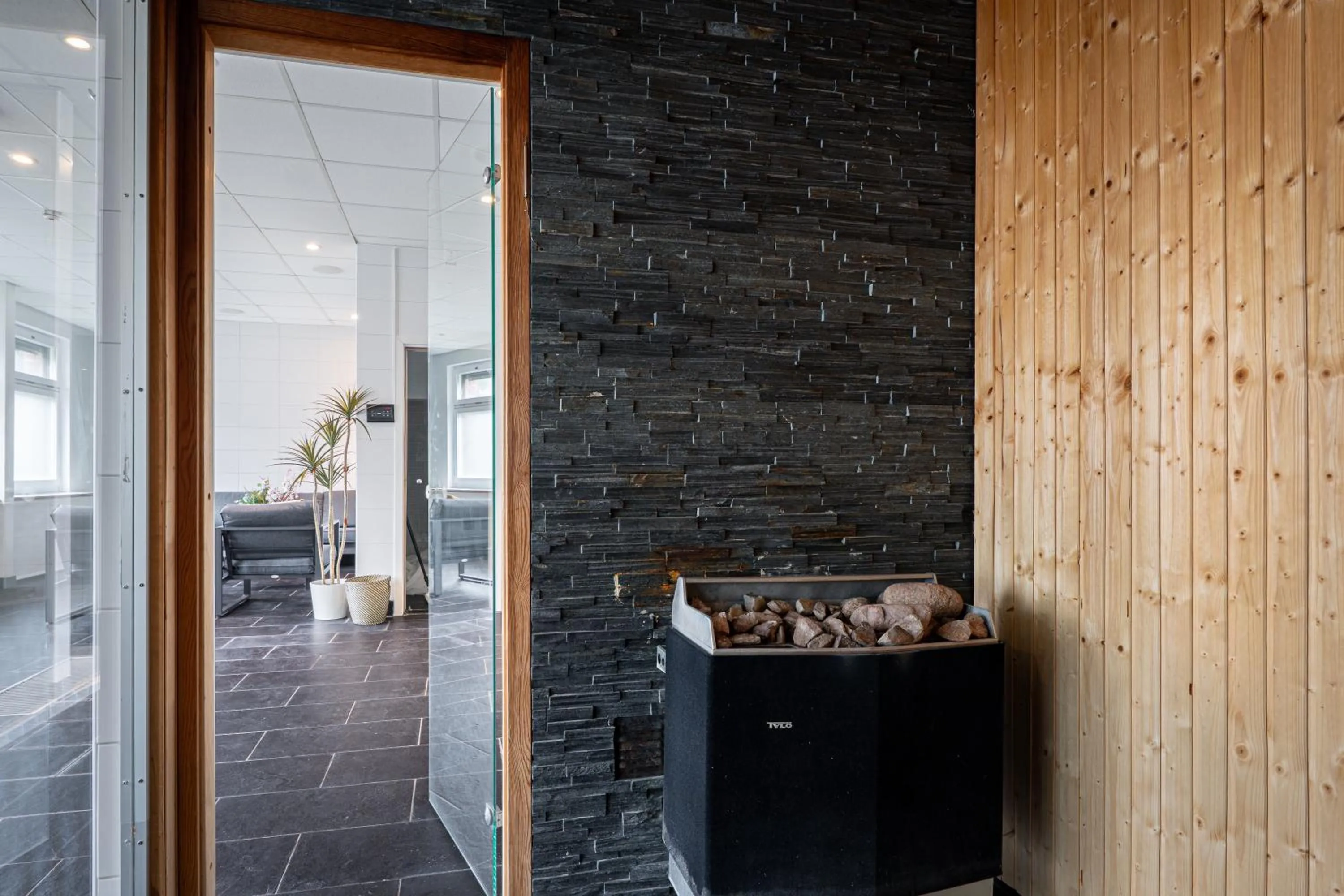 Sauna in Injoy Premium Hotel Solna