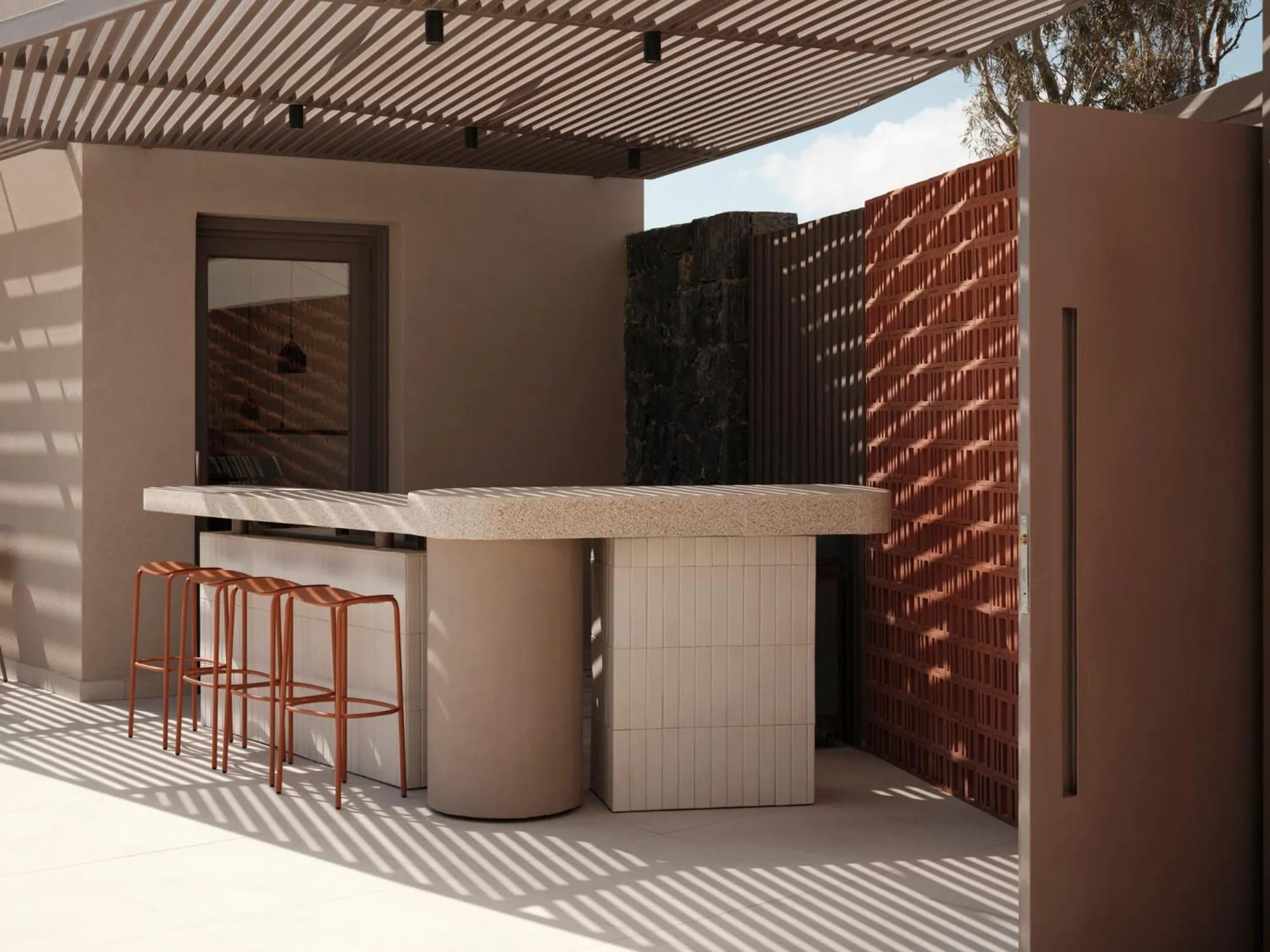 Lounge or bar in Enarma Suites & Spa Wellness Retreat