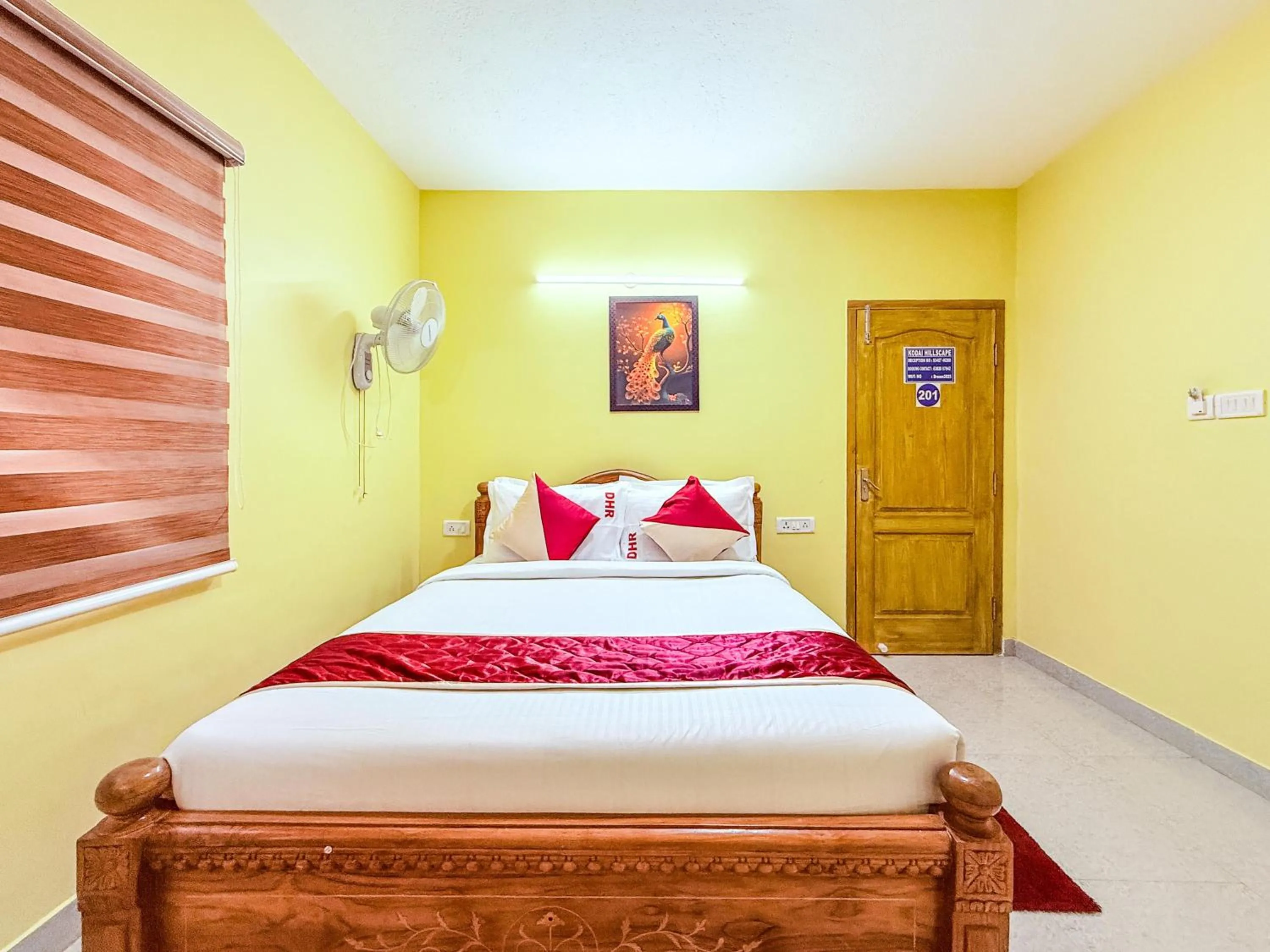 Bed in Kodai Hillscape