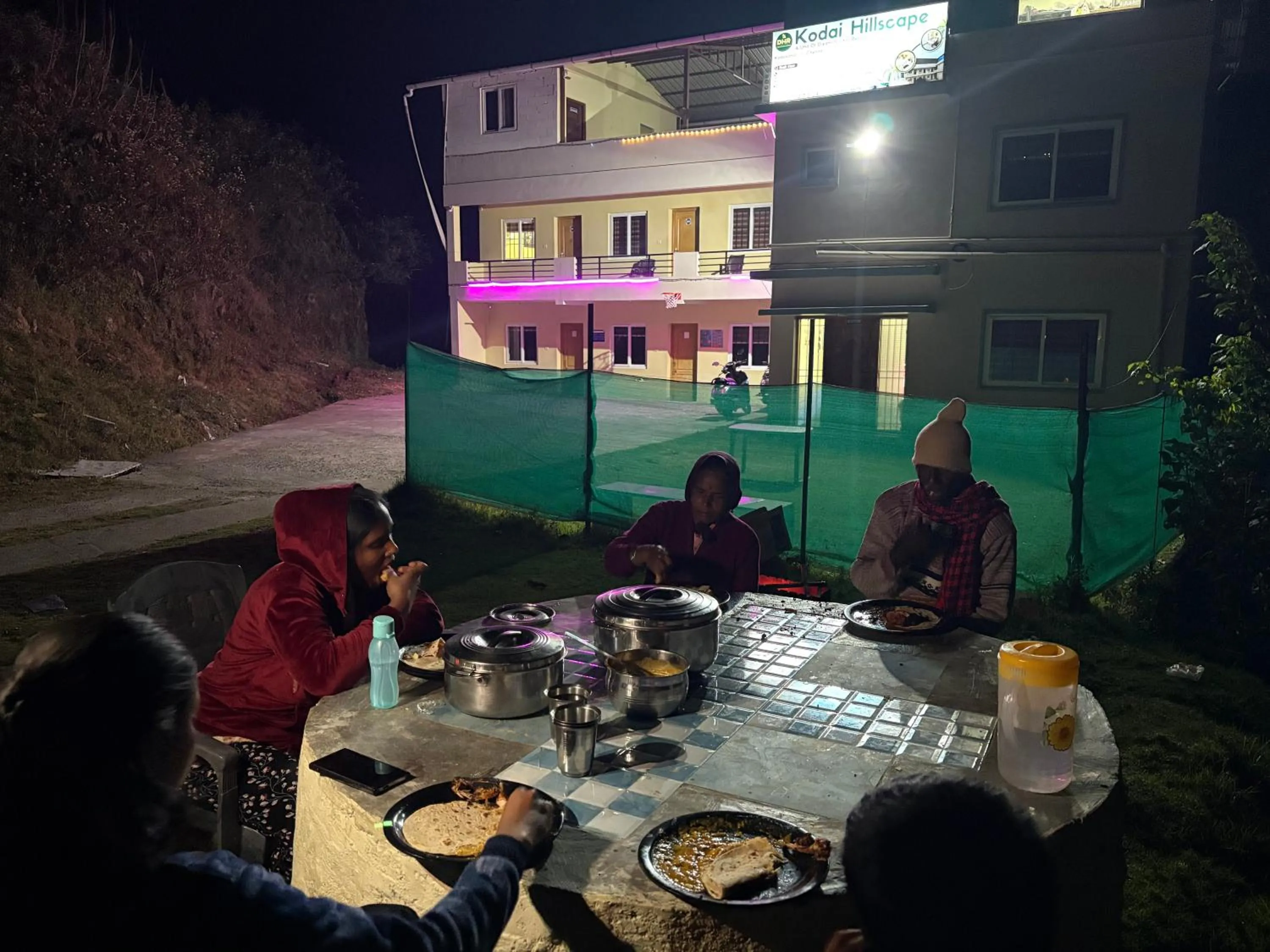 Night in Kodai Hillscape