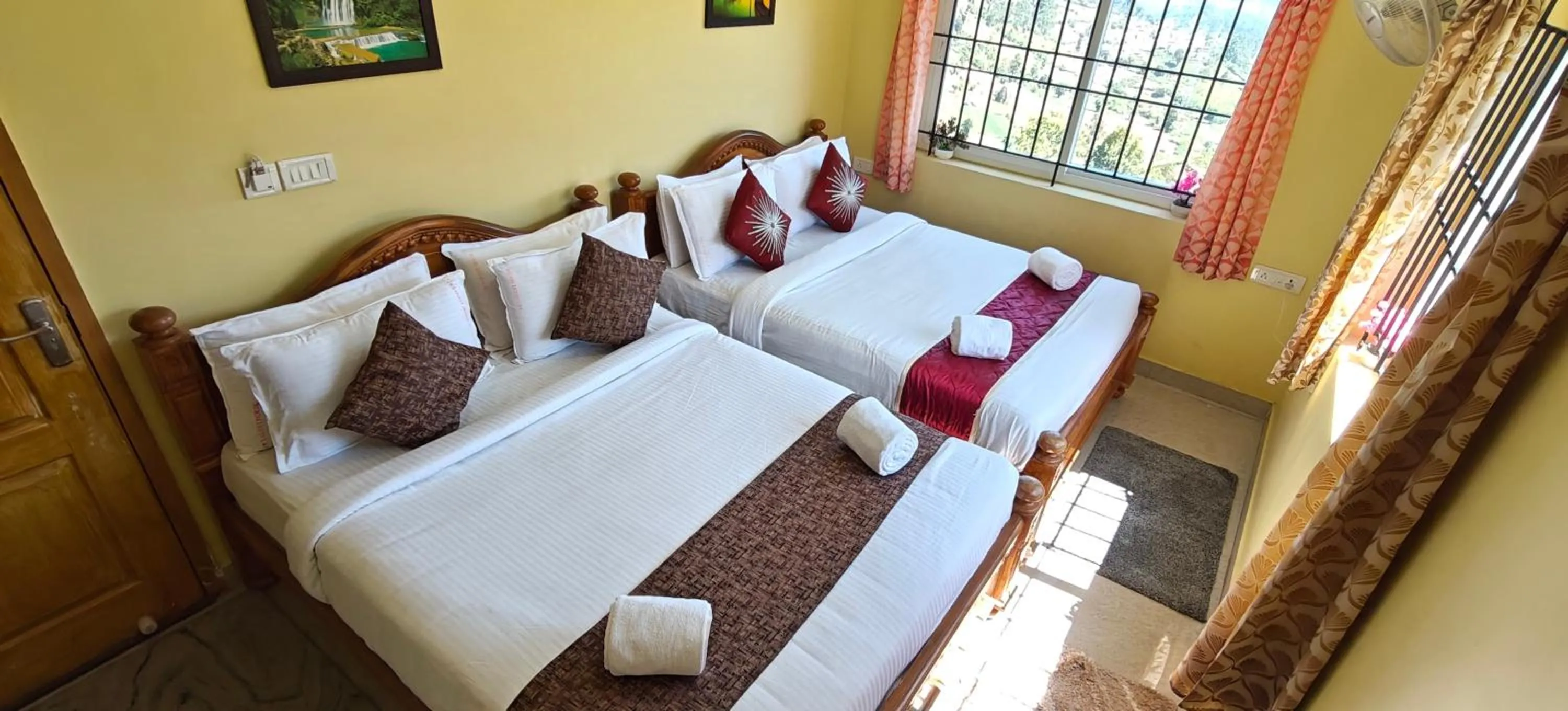 Bed in Kodai Hillscape