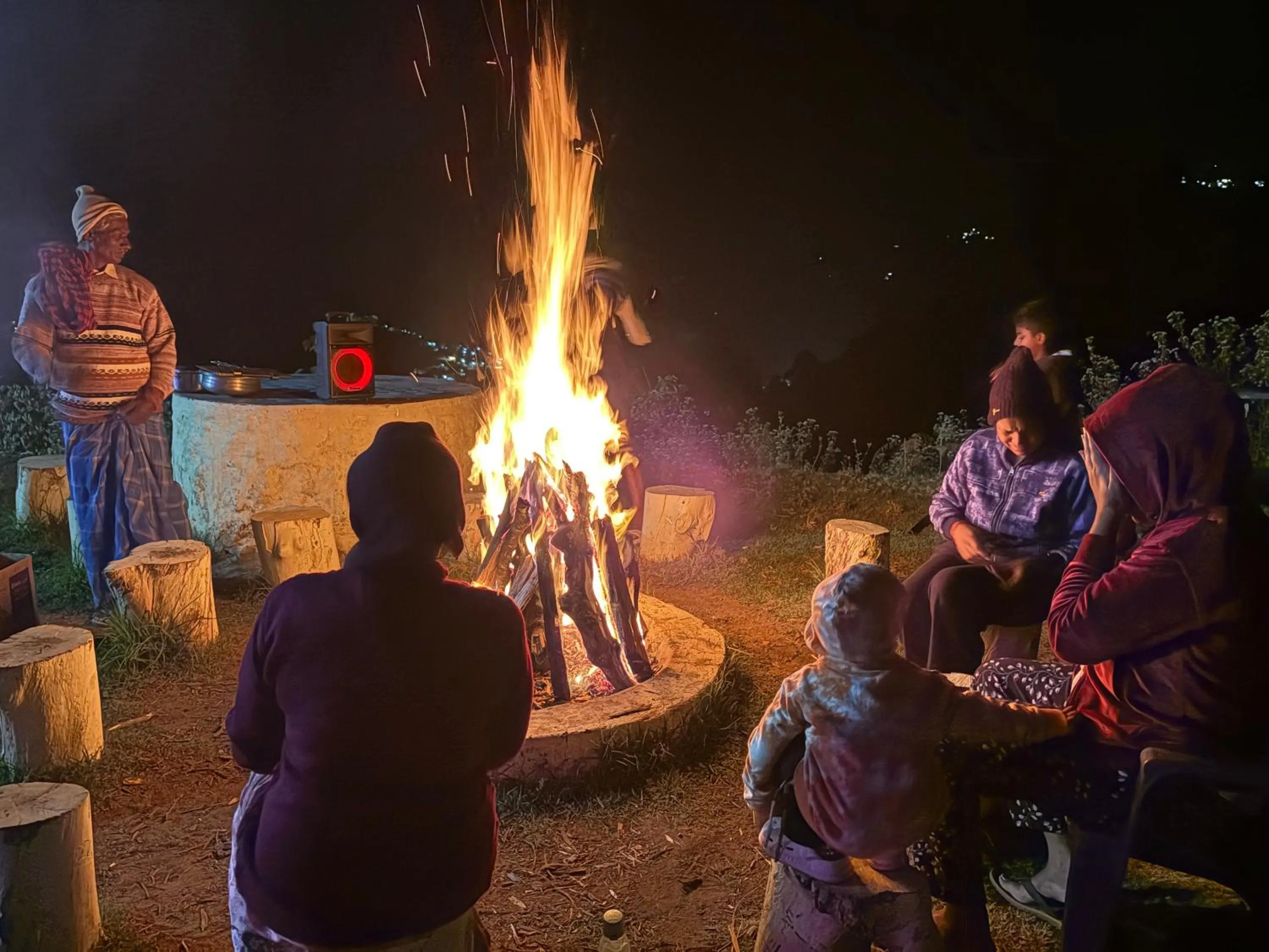 Night in Kodai Hillscape