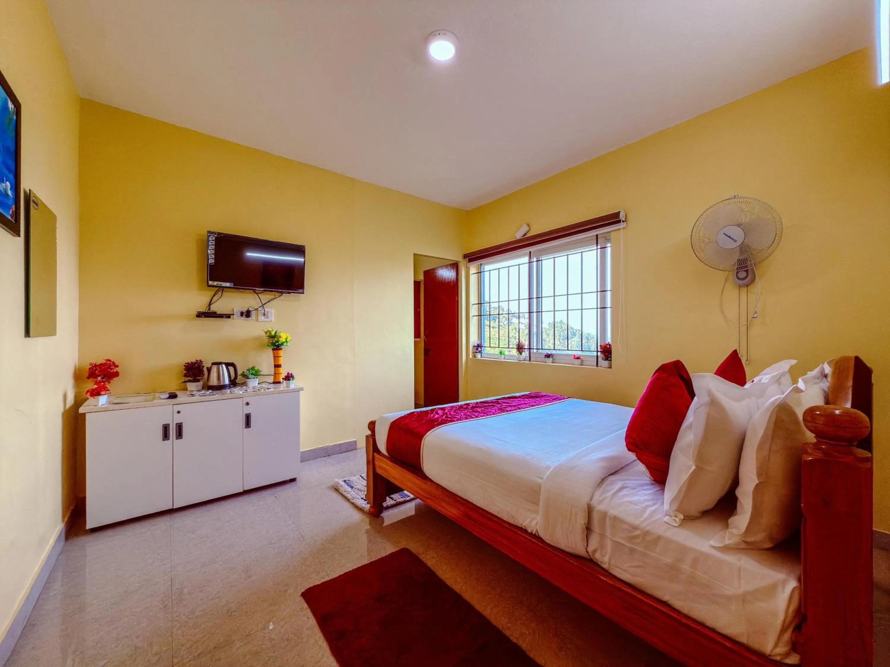 Bed in Kodai Hillscape