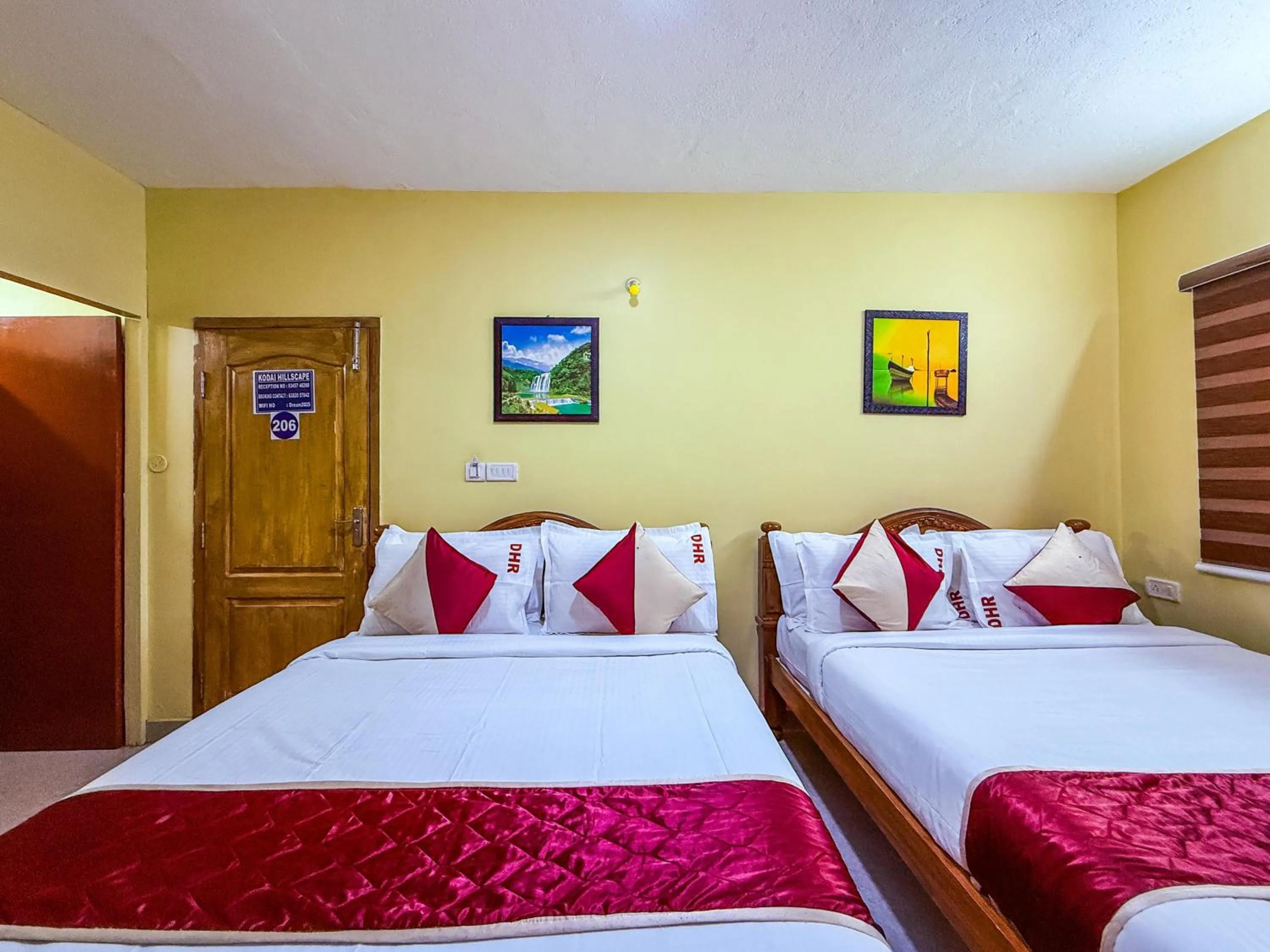 Bed in Kodai Hillscape