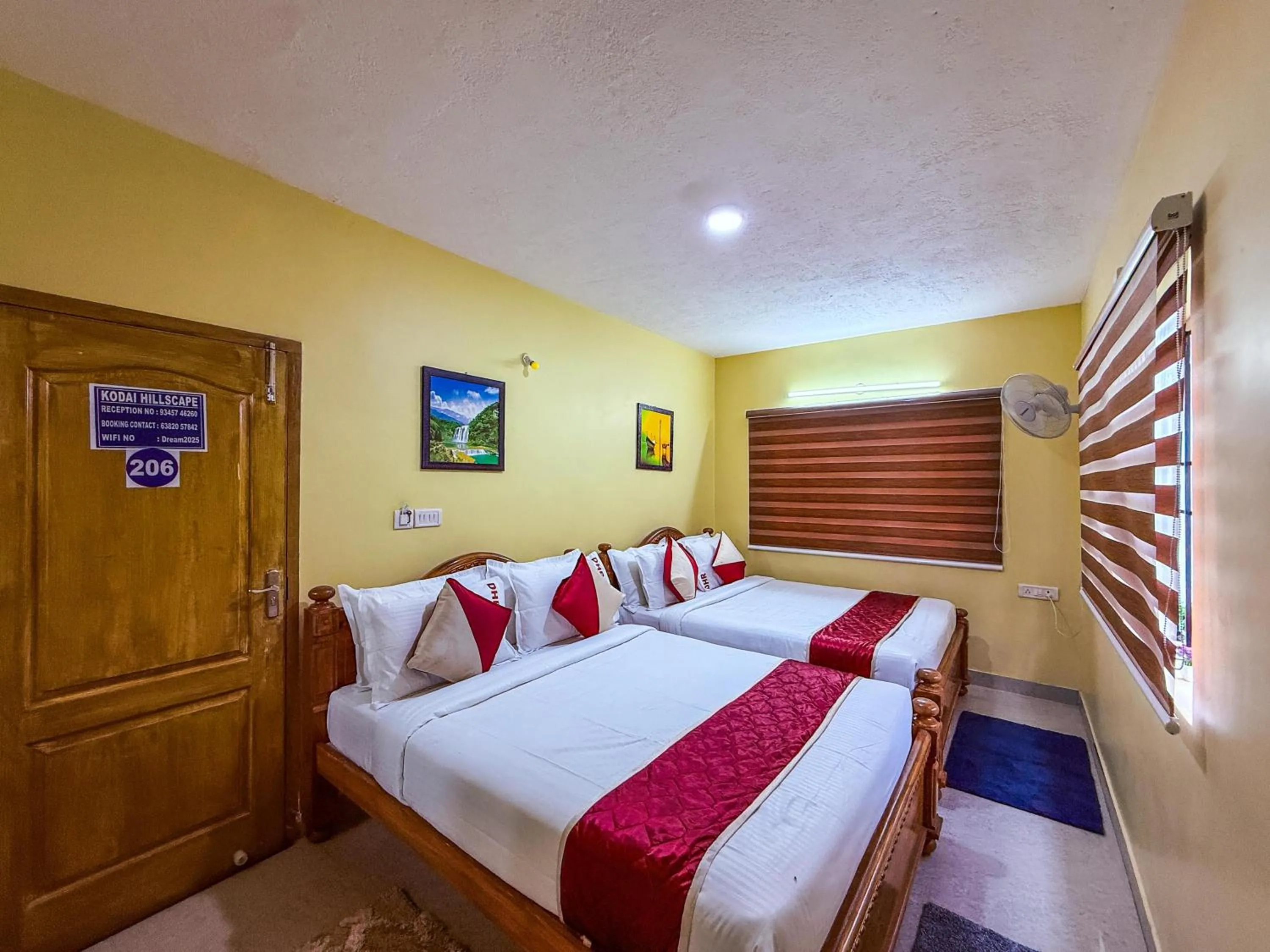 Bed in Kodai Hillscape