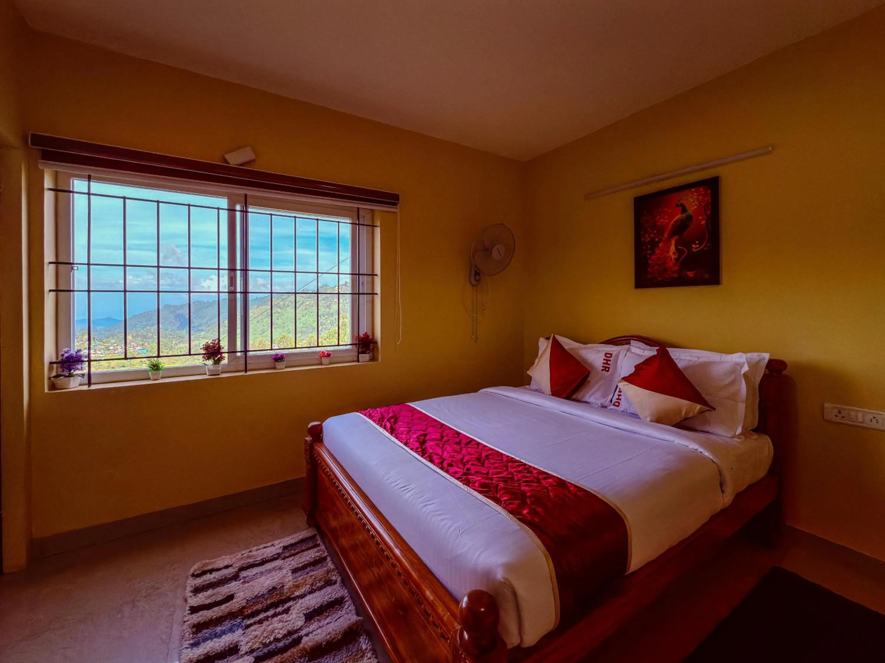Bed in Kodai Hillscape