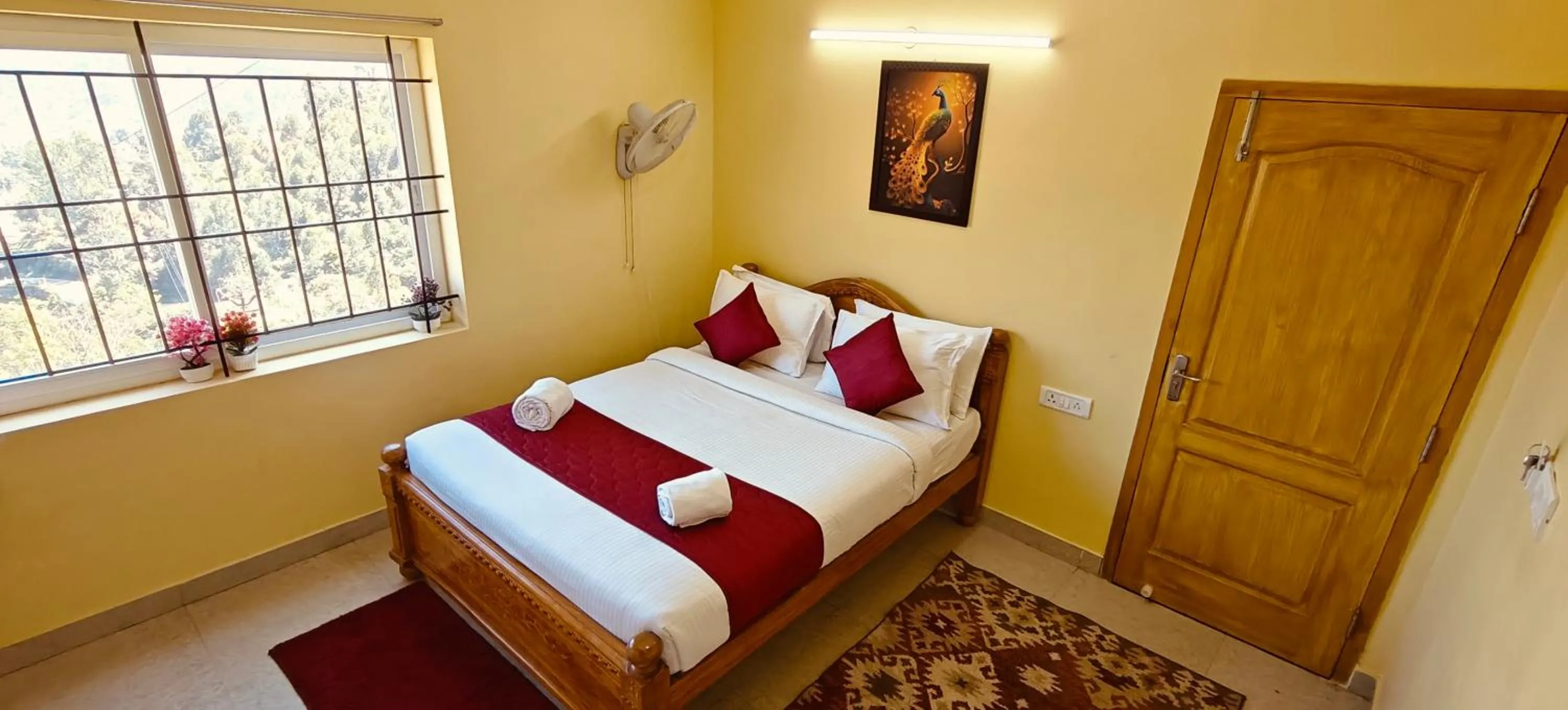 Bed in Kodai Hillscape
