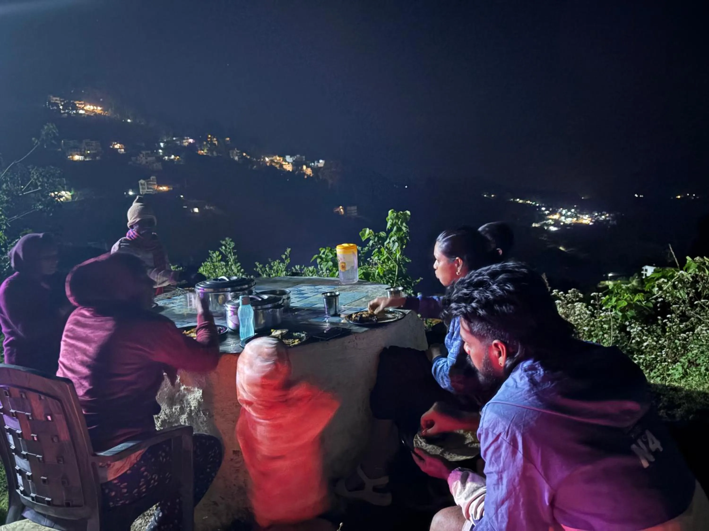 Night in Kodai Hillscape
