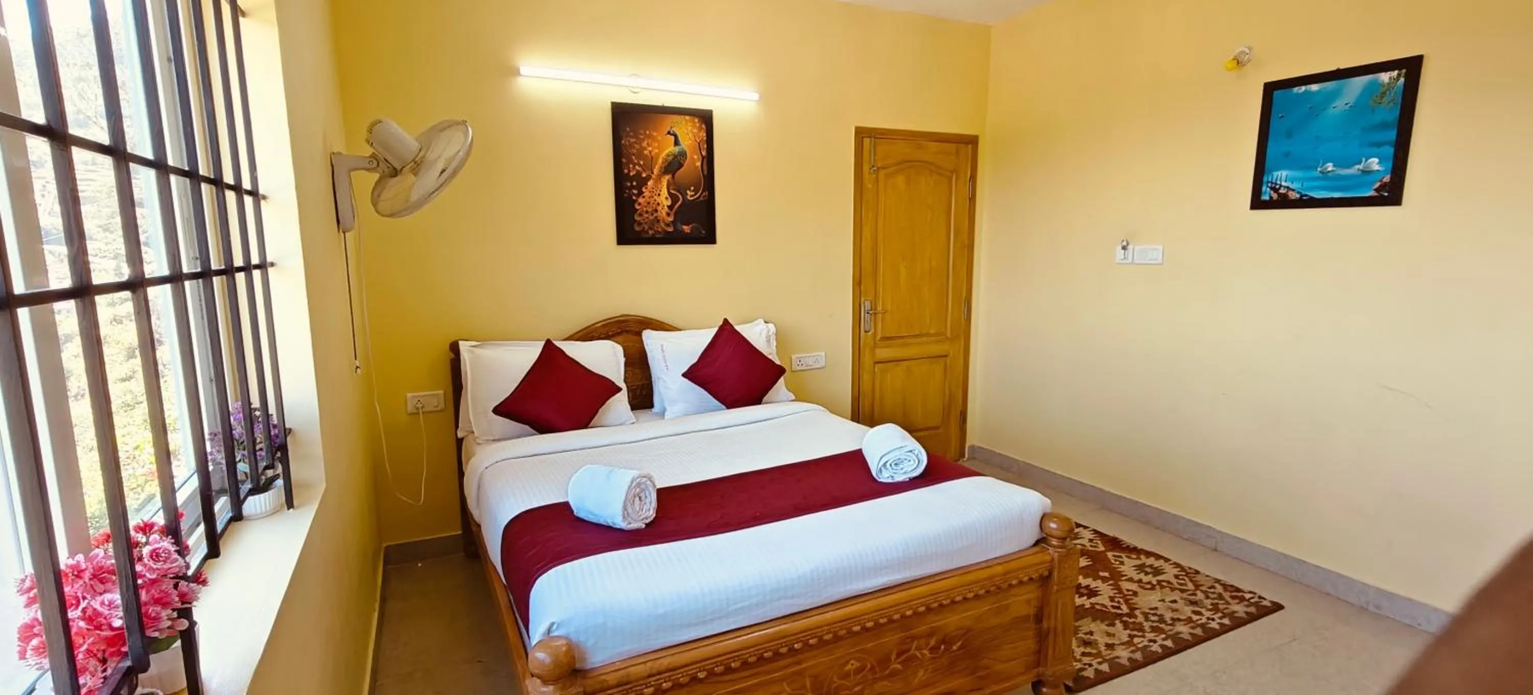 Bed in Kodai Hillscape
