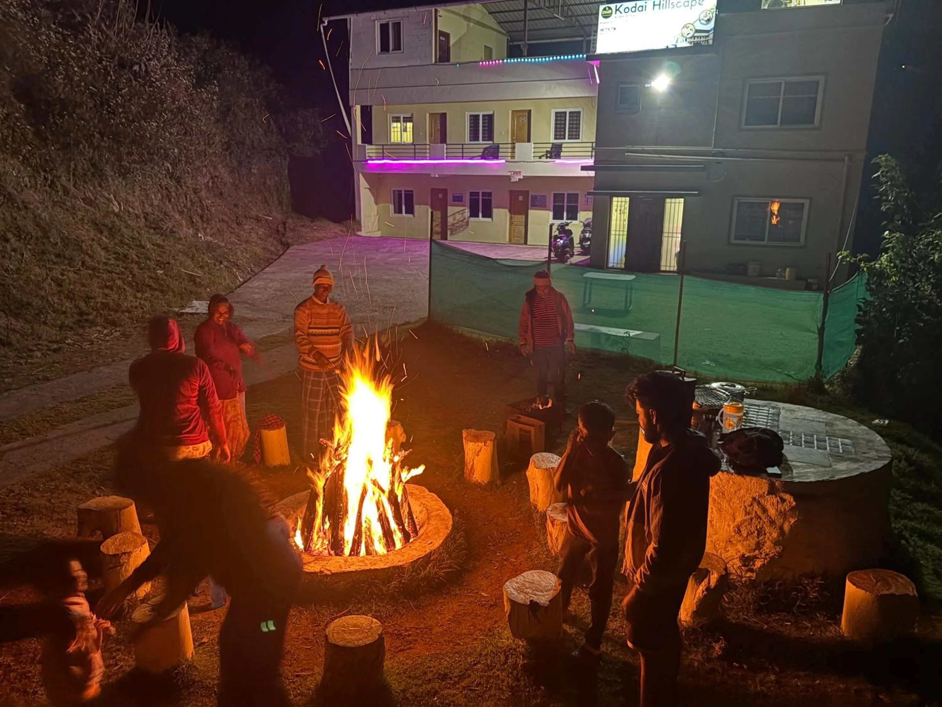Night in Kodai Hillscape