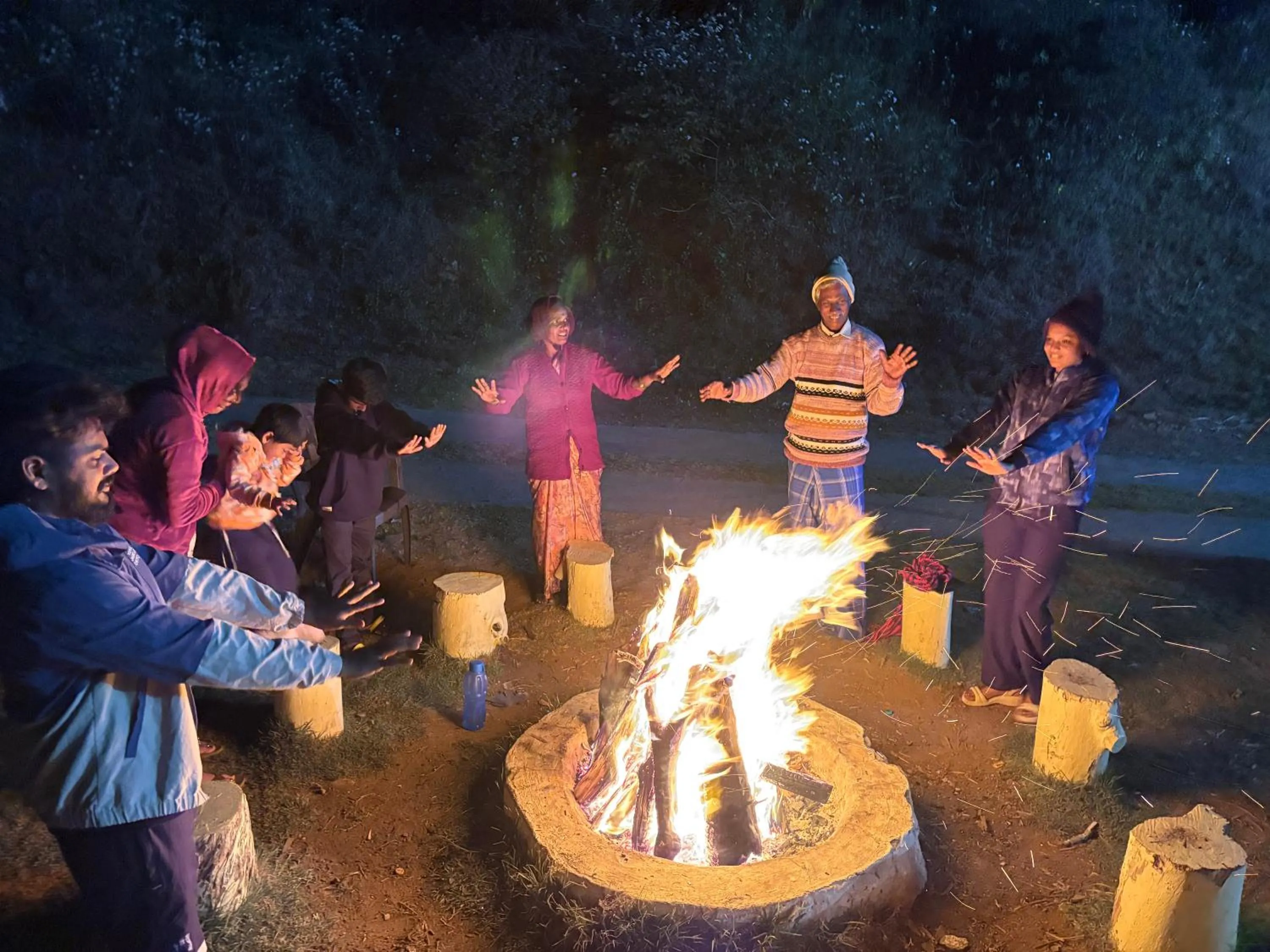 Night in Kodai Hillscape