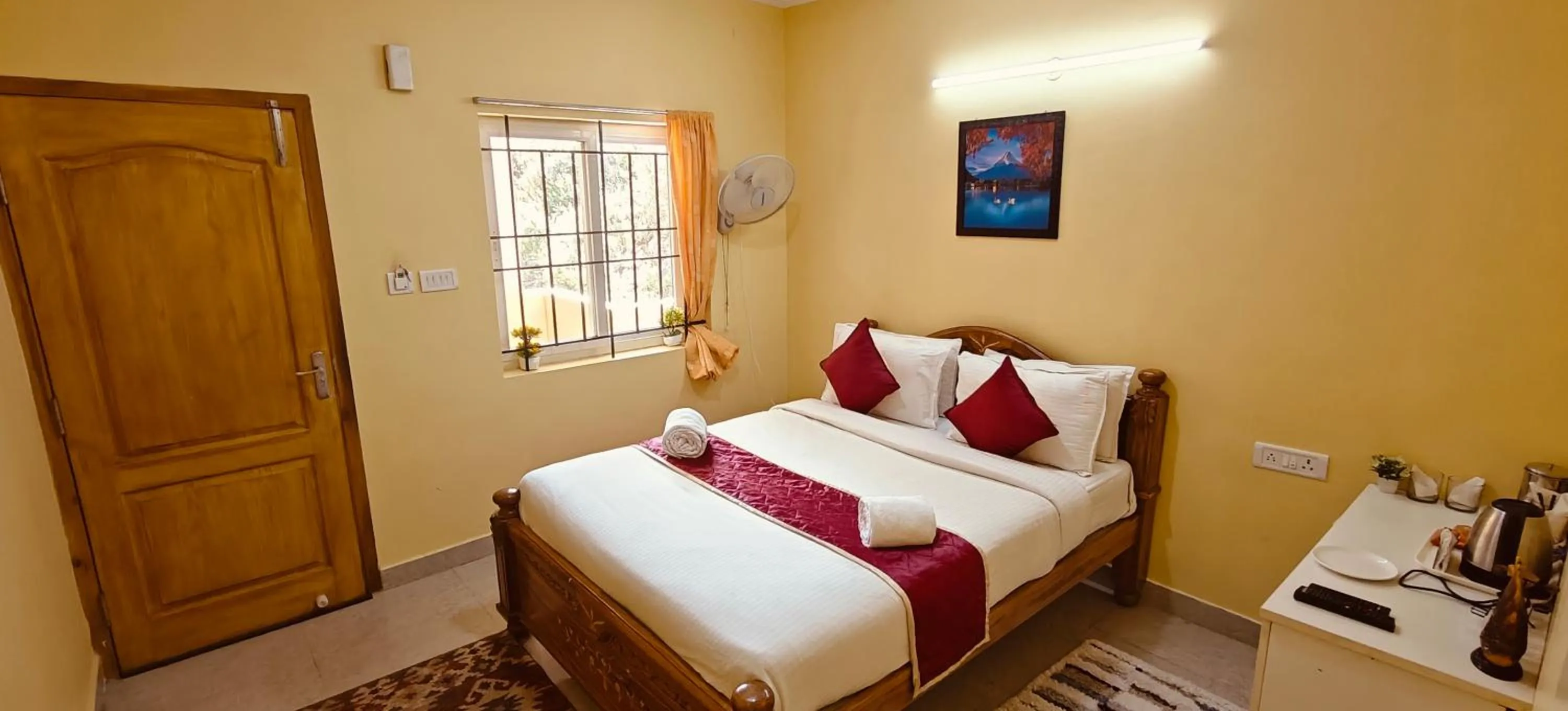 Bed in Kodai Hillscape