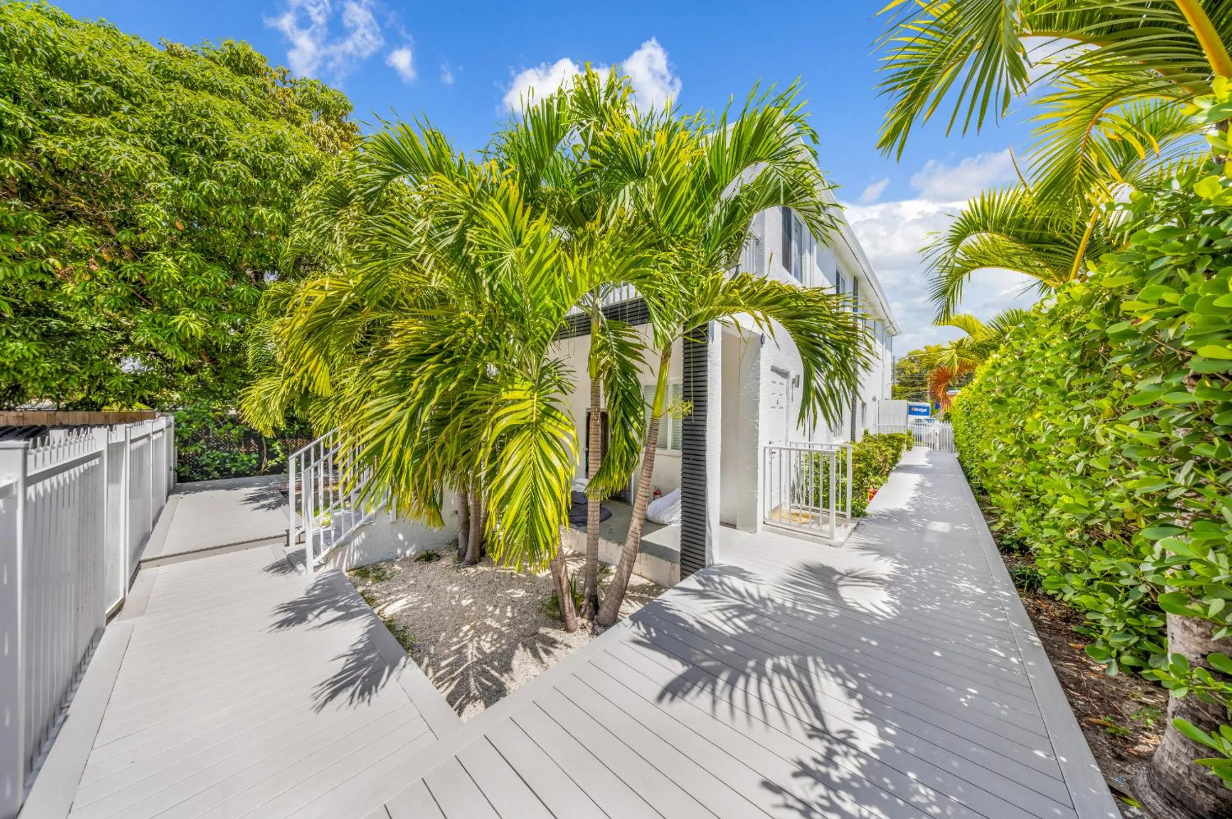 Garden view in Renzzi Villas
