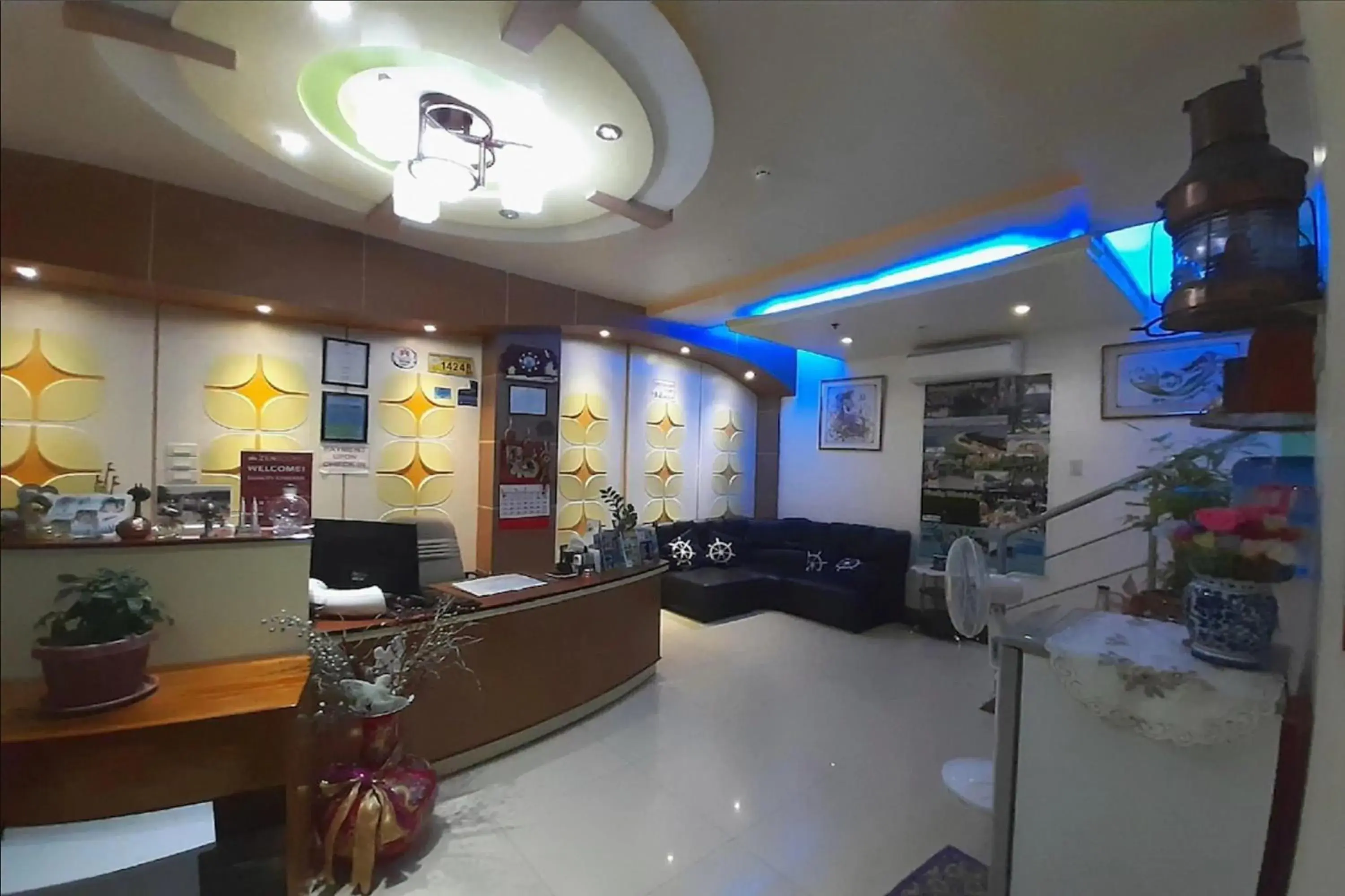 Lobby or reception in Dads Bayview Pension Lobby or reception in Dads Bayview Pension