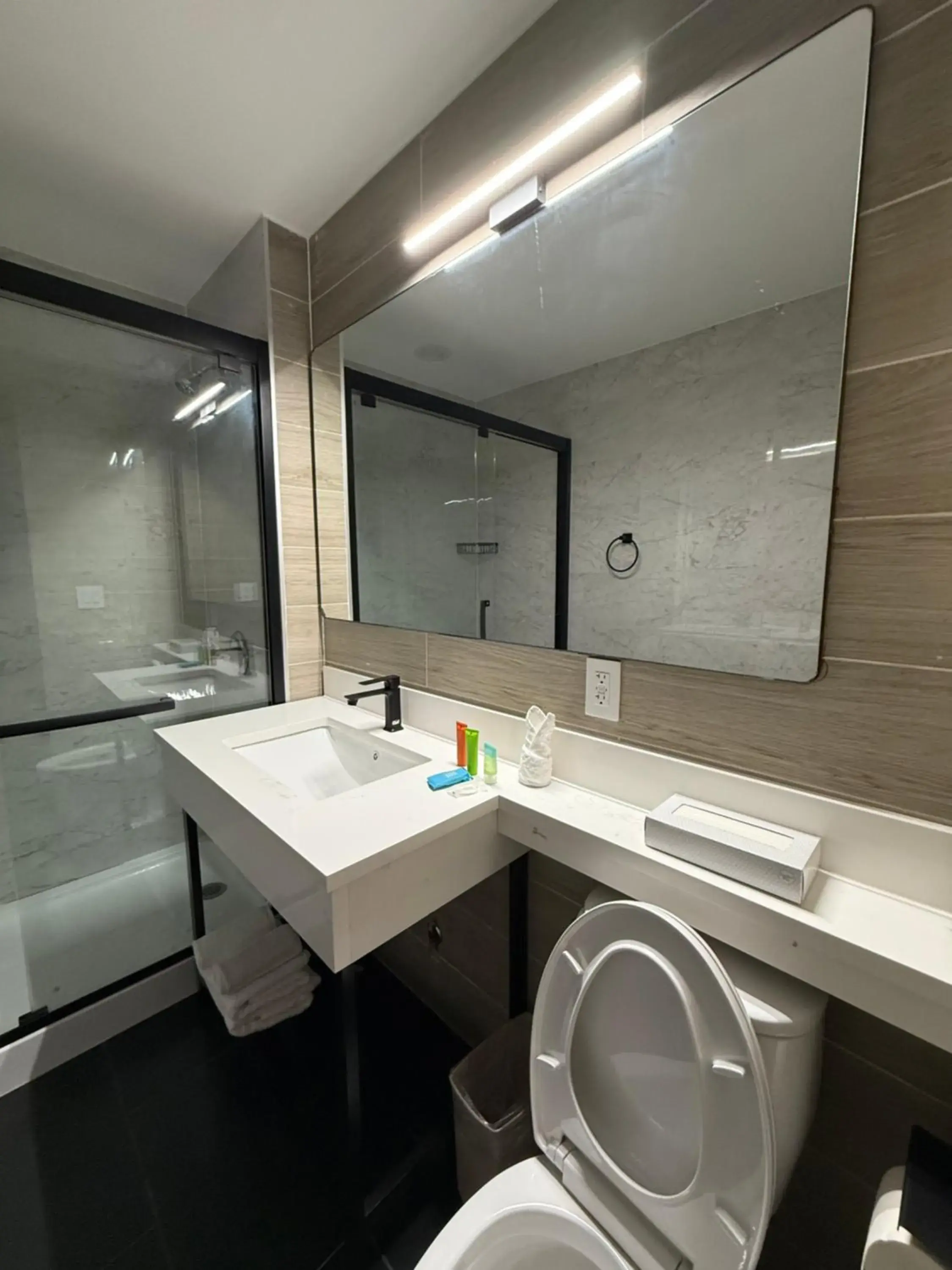 Shower in Bkway Hotel Brooklyn Shower in Bkway Hotel Brooklyn