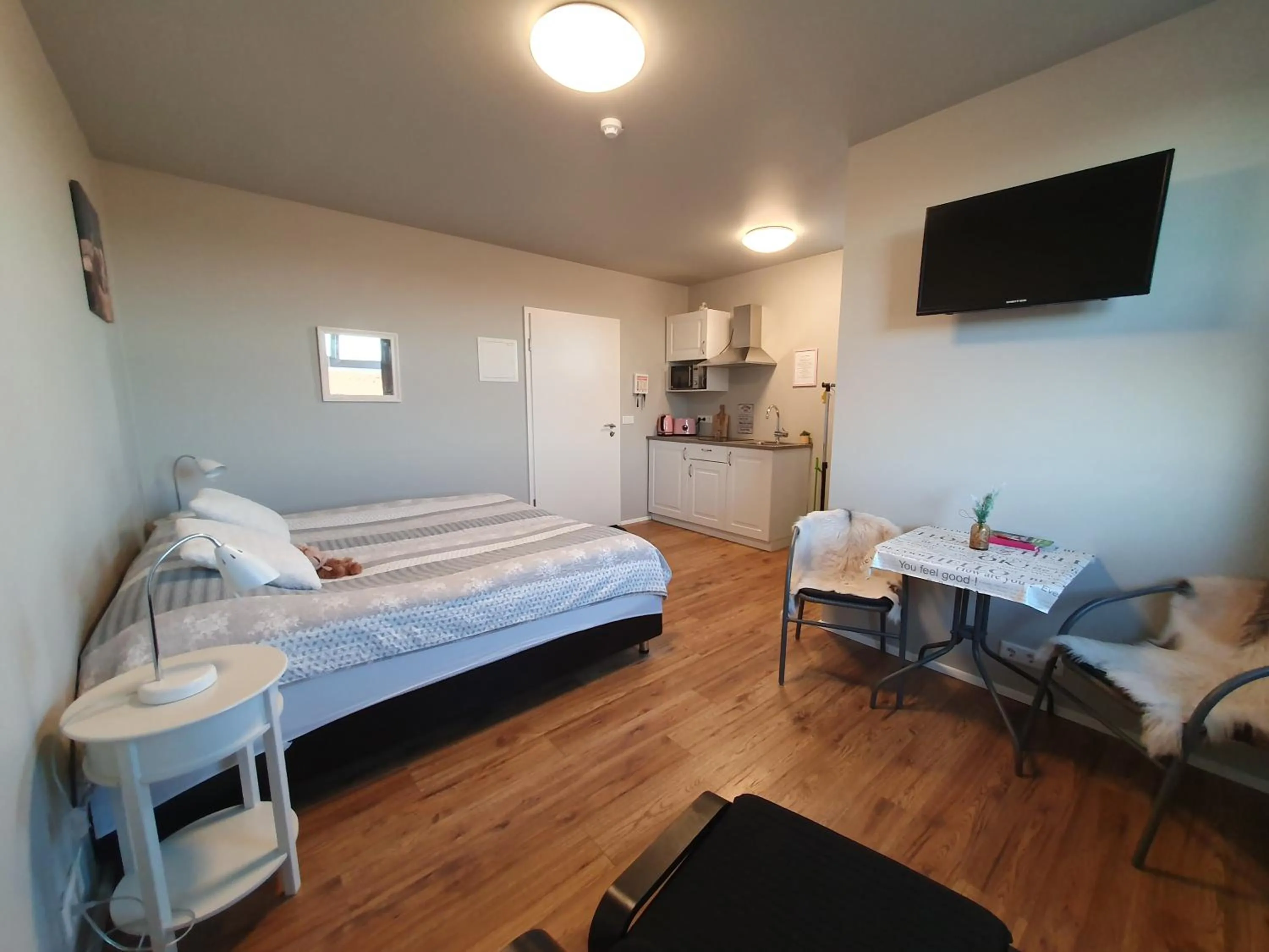 Photo of the whole room, Bed in Skálatjörn Guesthouse