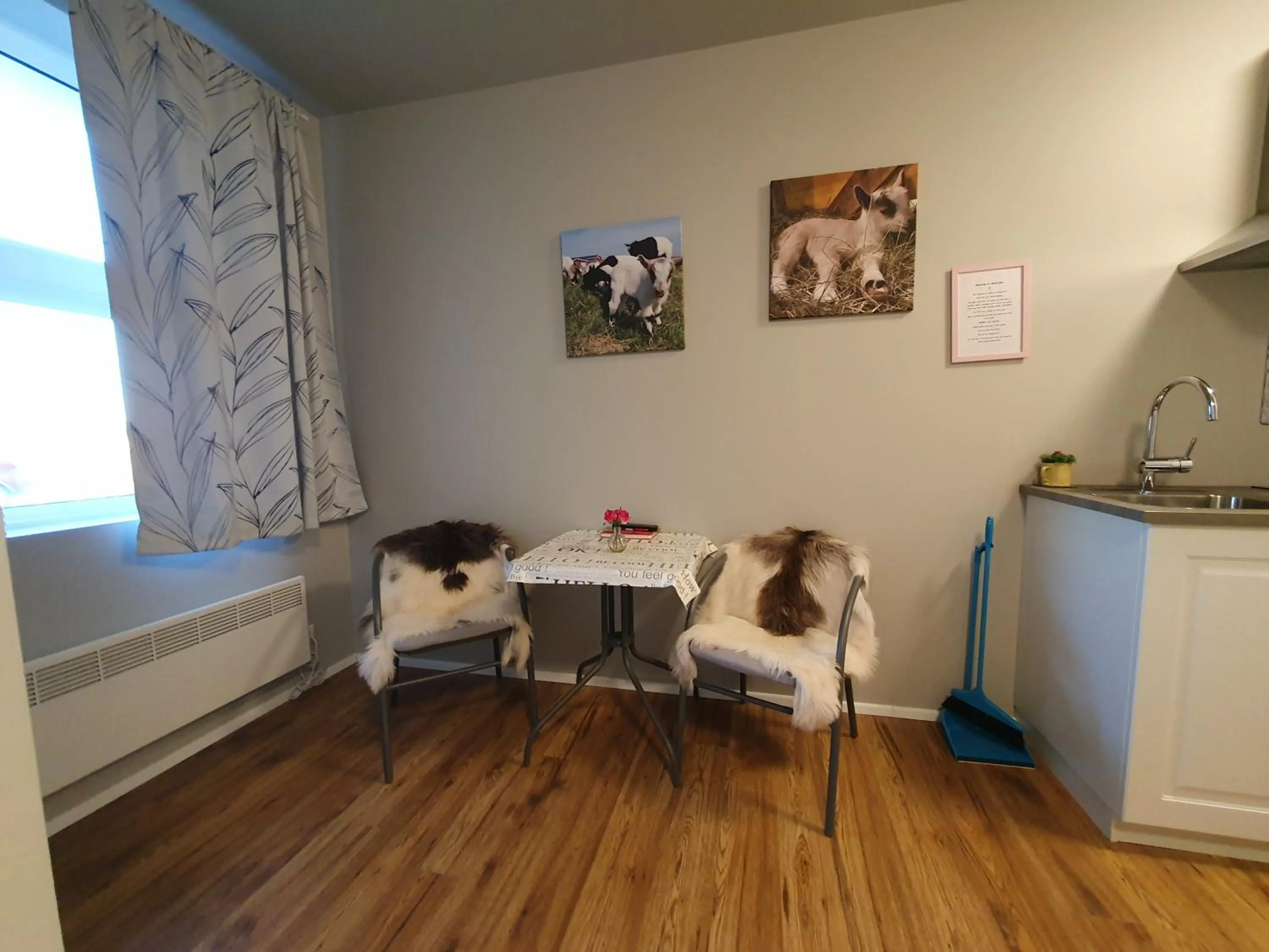 Seating area in Skálatjörn Guesthouse