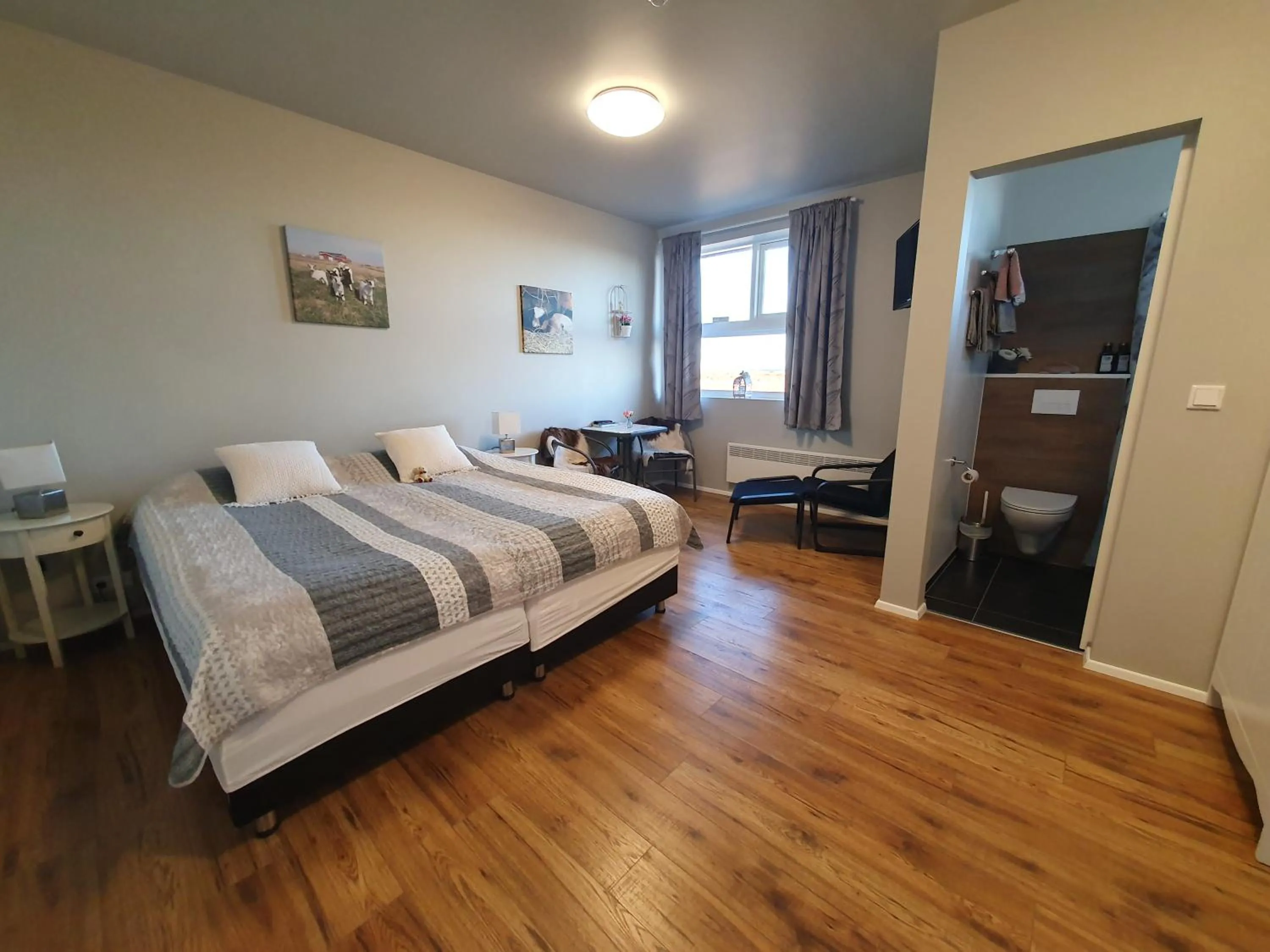Photo of the whole room, Bed in Skálatjörn Guesthouse