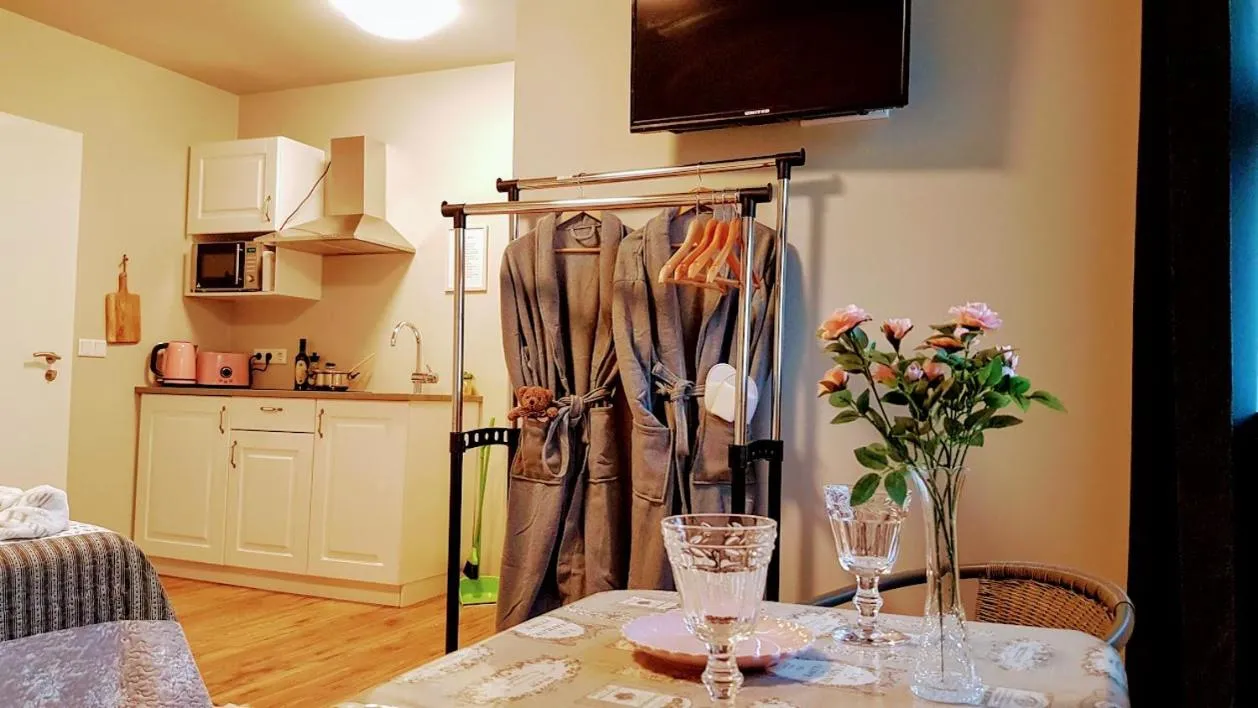 Kitchen or kitchenette in Skálatjörn Guesthouse