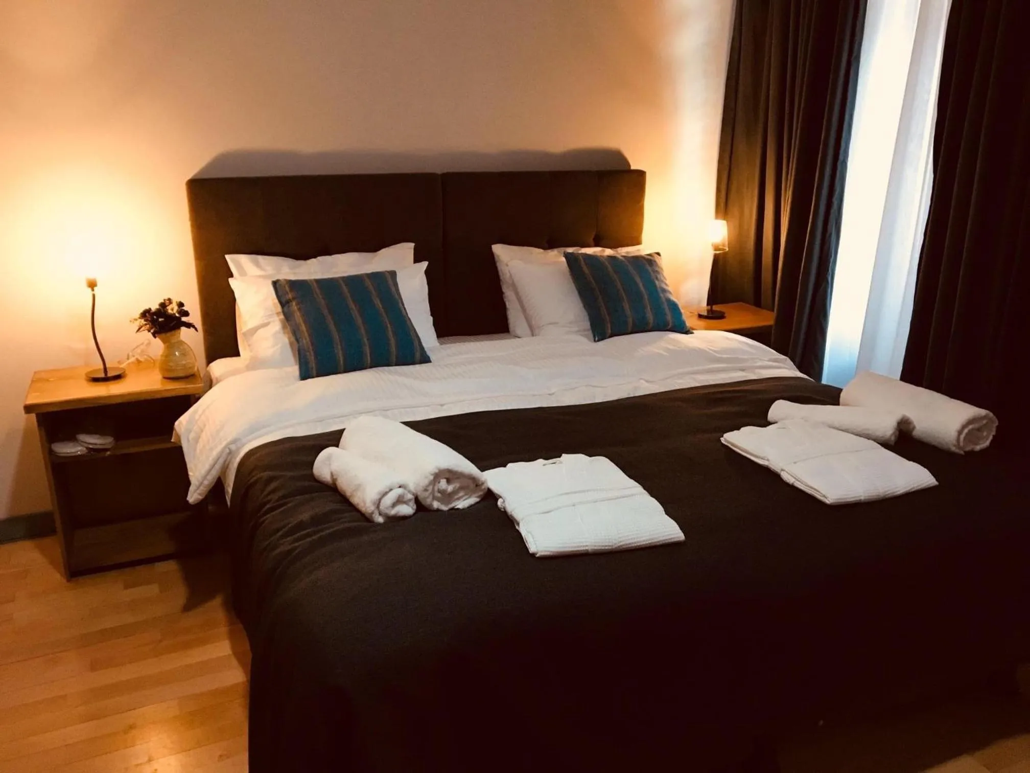 Bed in Ethnograph Hotel old Tbilisi