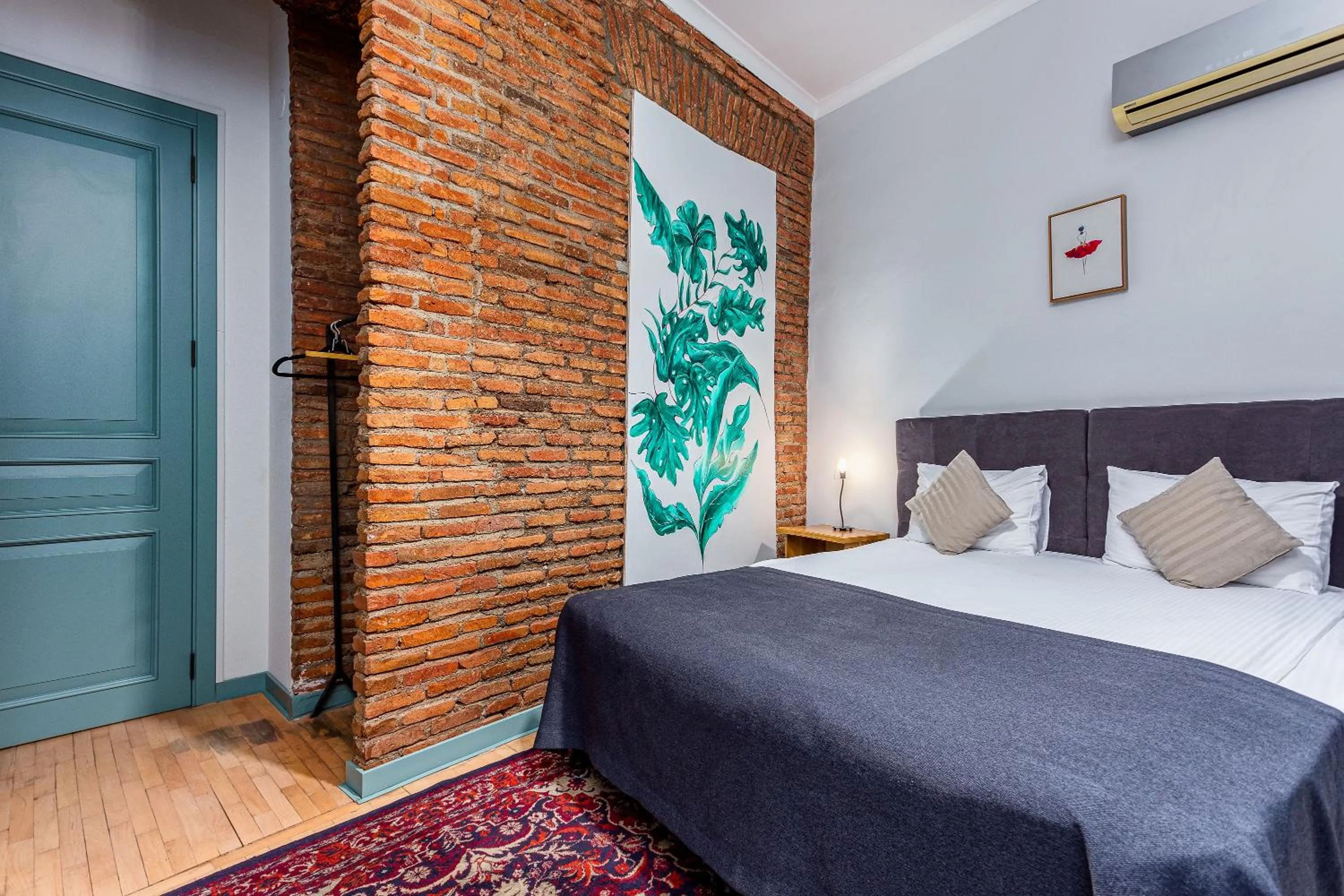 Bed in Ethnograph Hotel old Tbilisi