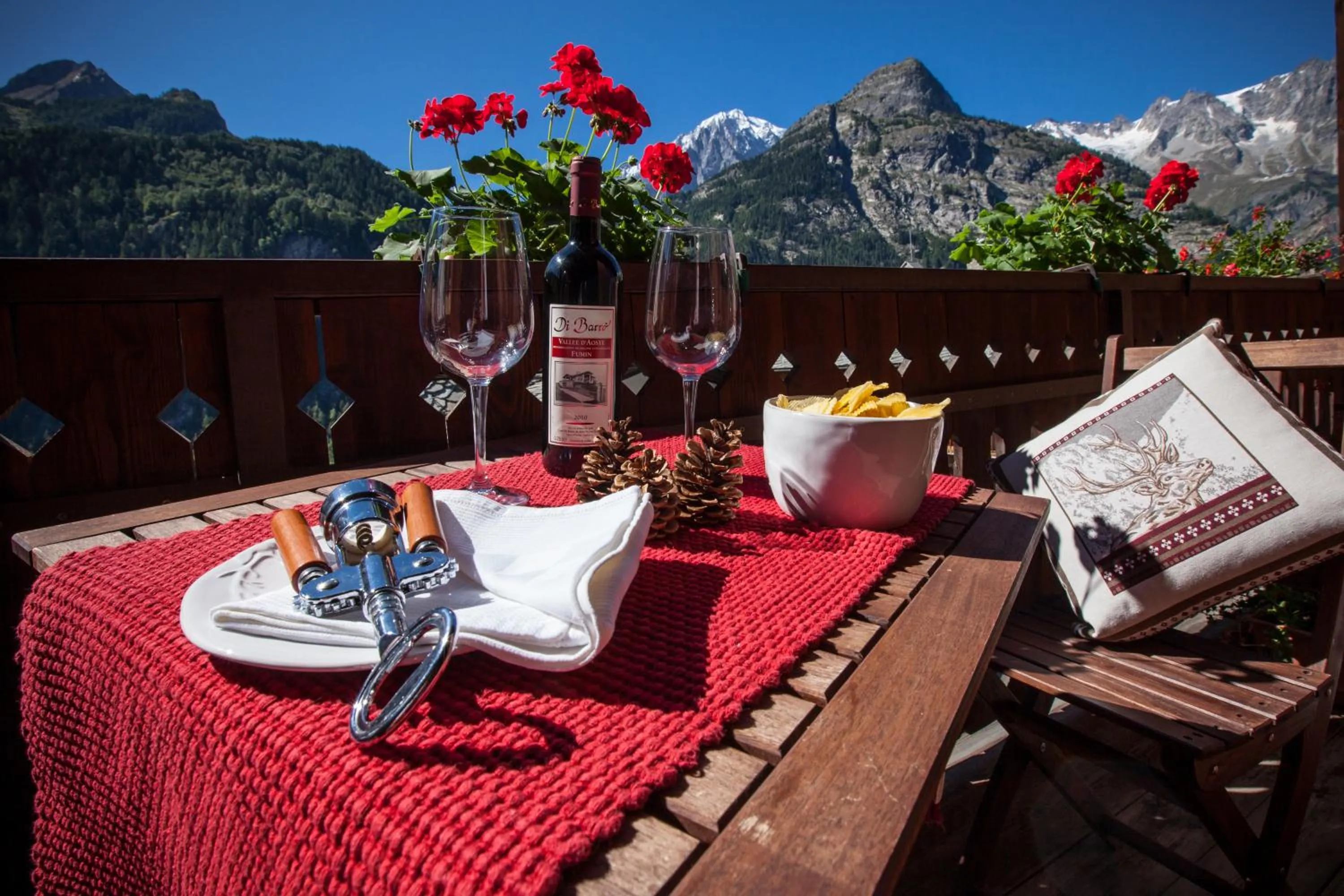 Balcony/Terrace in B&B Residence Checrouit