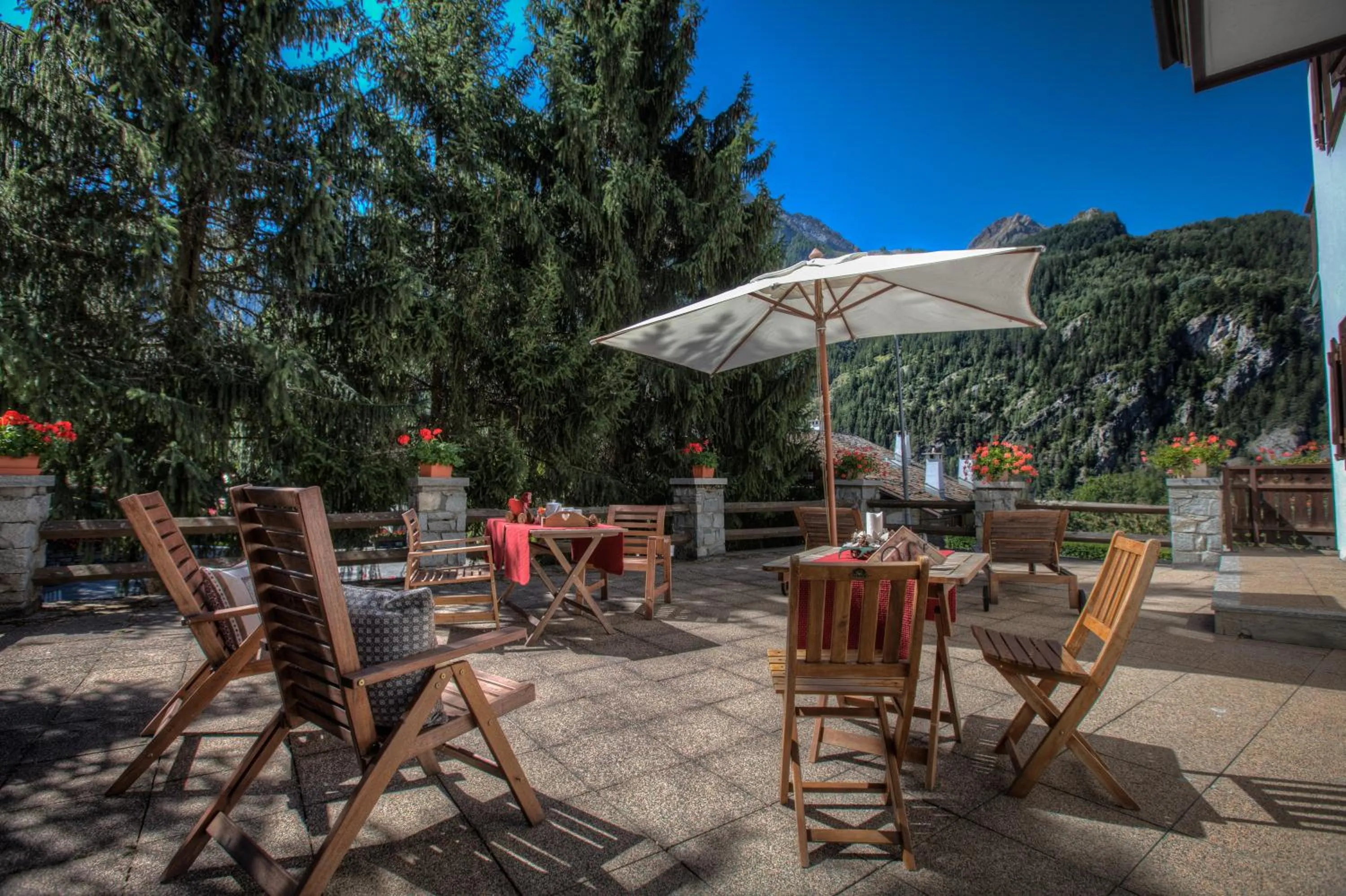 Balcony/Terrace in B&B Residence Checrouit