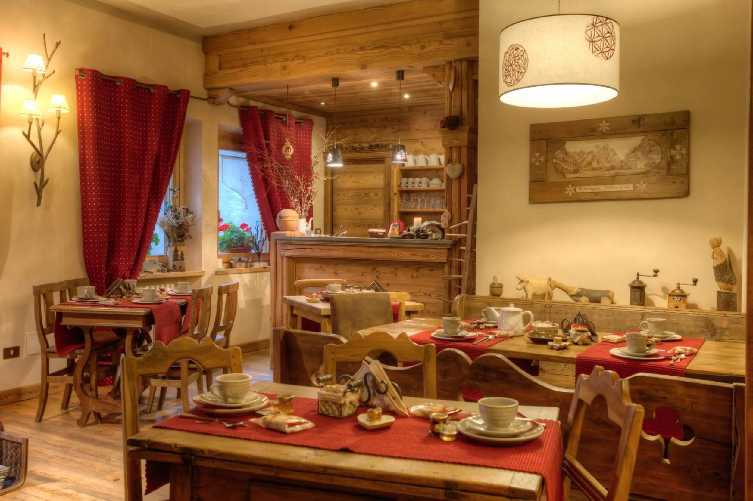 Continental breakfast in B&B Residence Checrouit