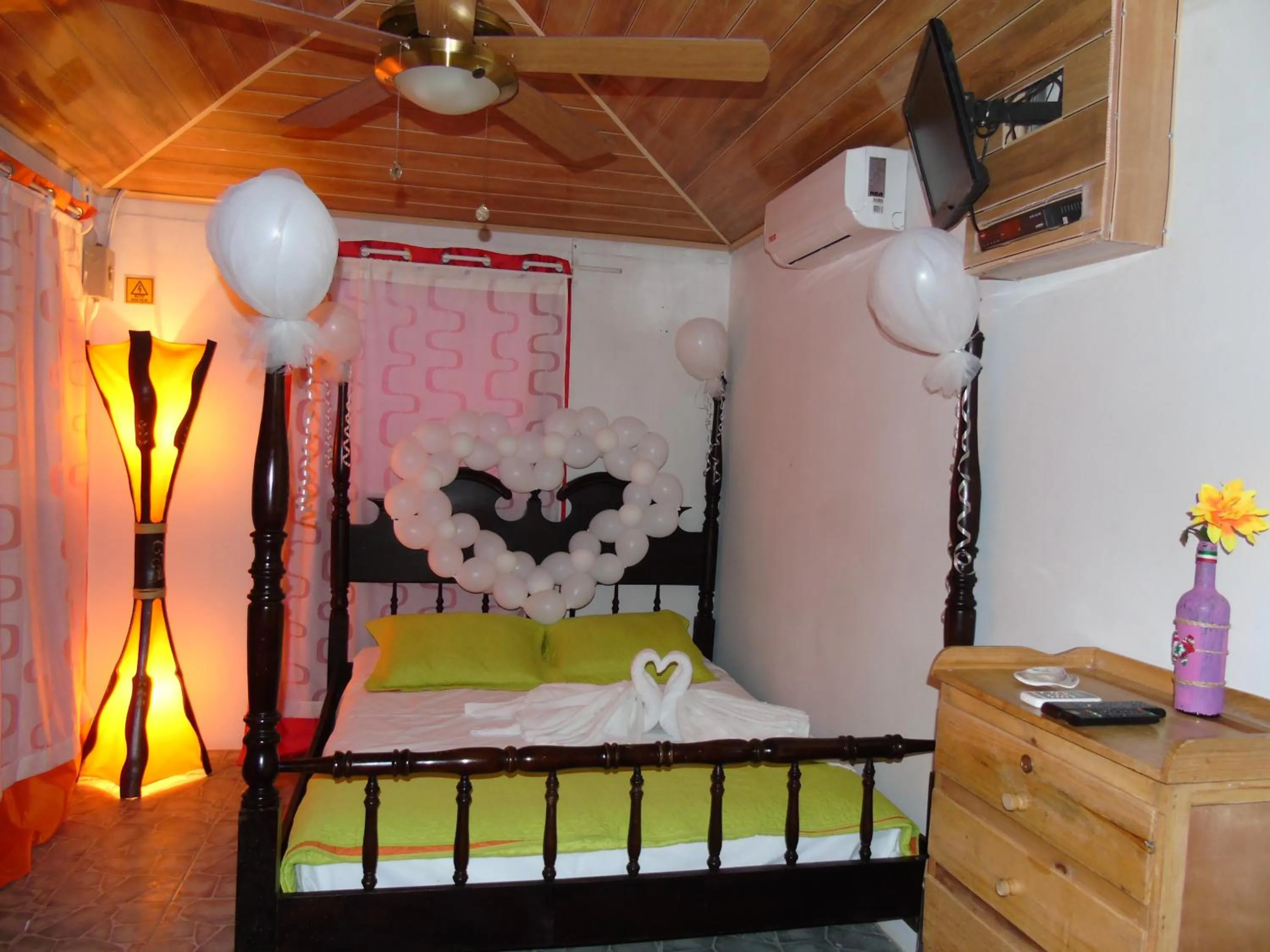 Bed in Hostal Villas Mexico