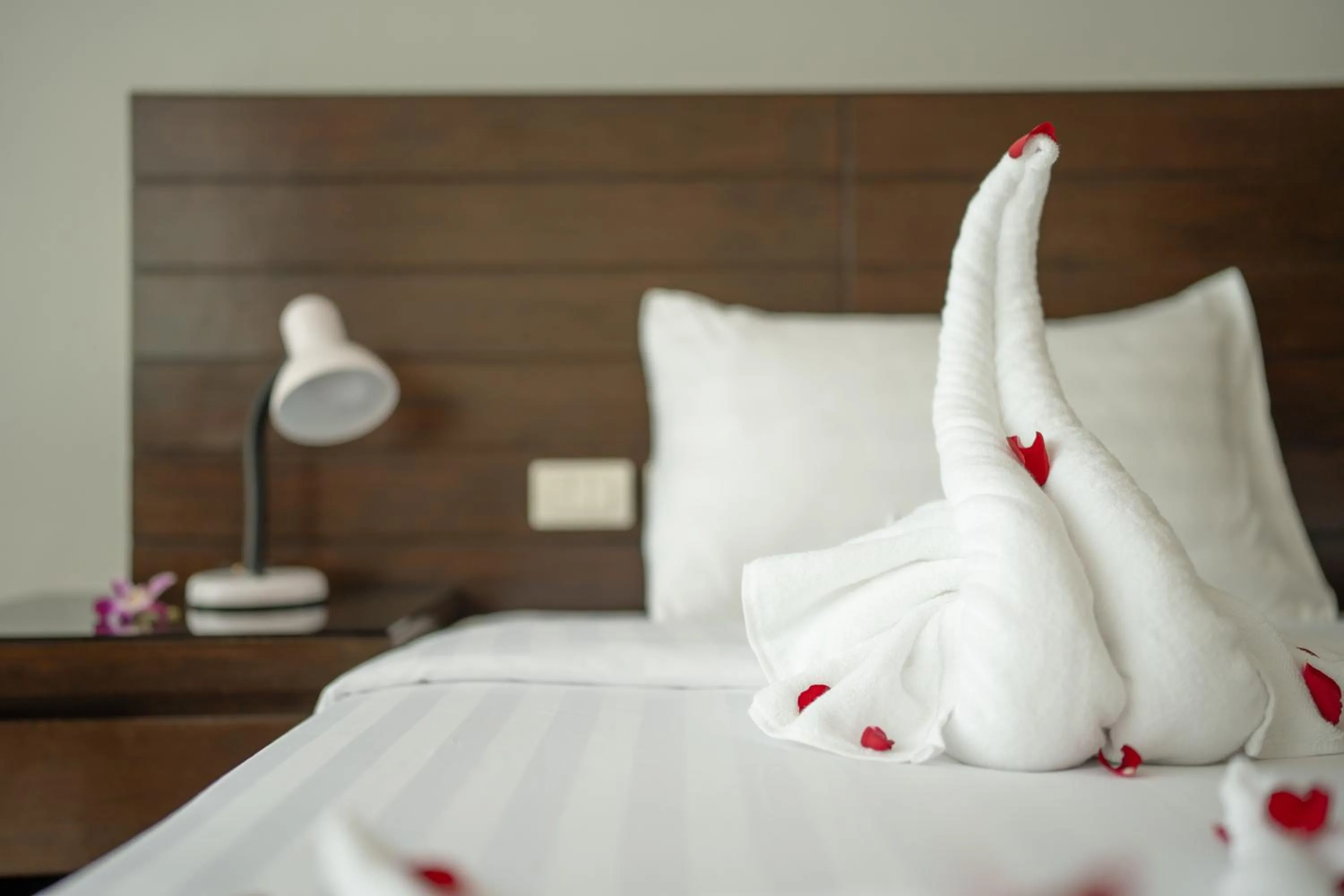 Decorative detail, Bed in Yenna Apartment
