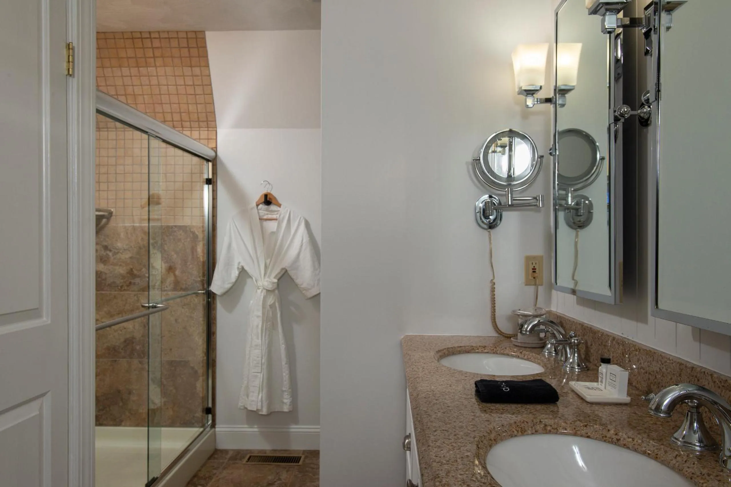 Shower in The Lodge at Moosehead Lake