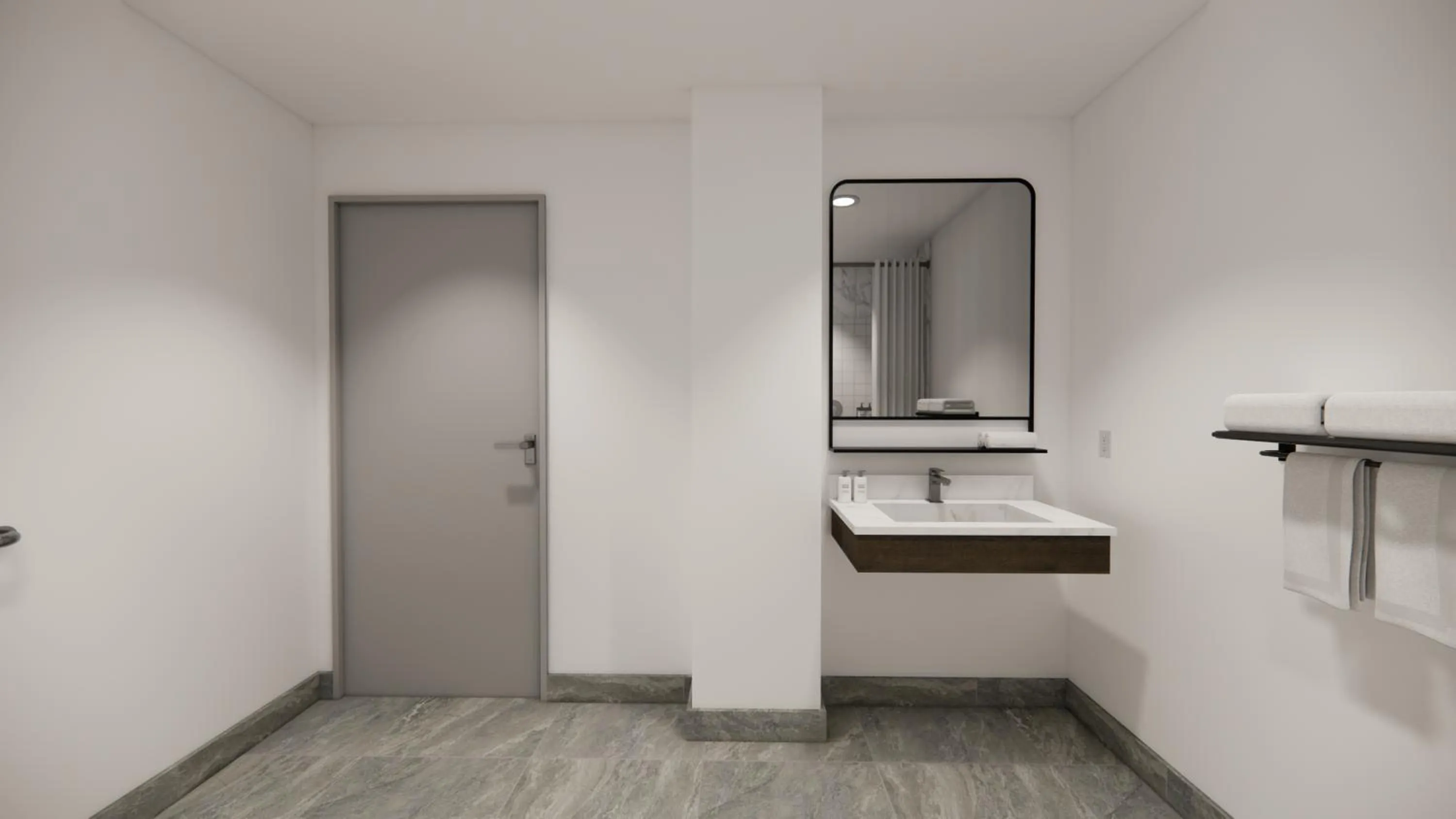 Bathroom in Kins Hotel