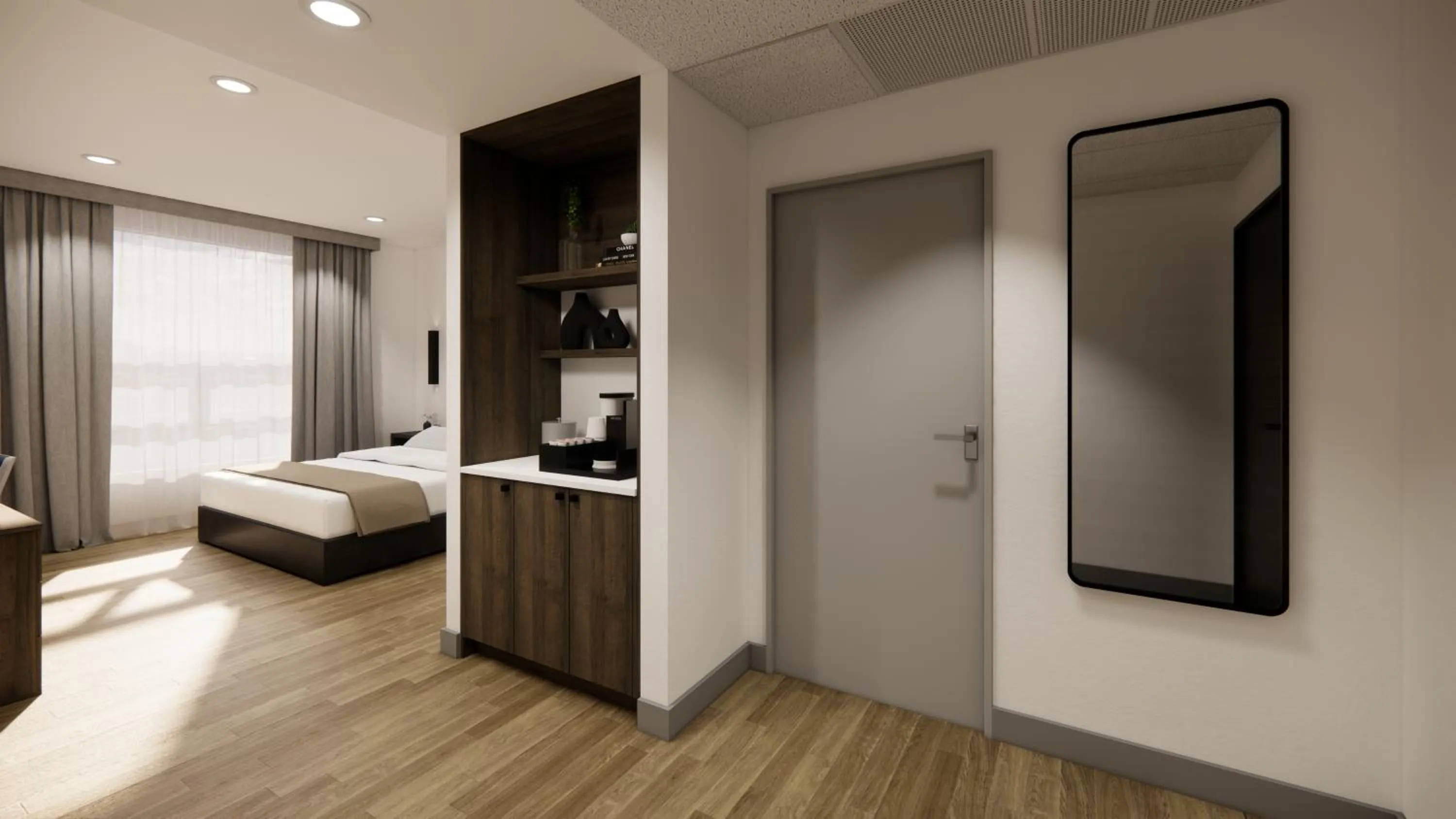 Photo of the whole room, Bed in Kins Hotel